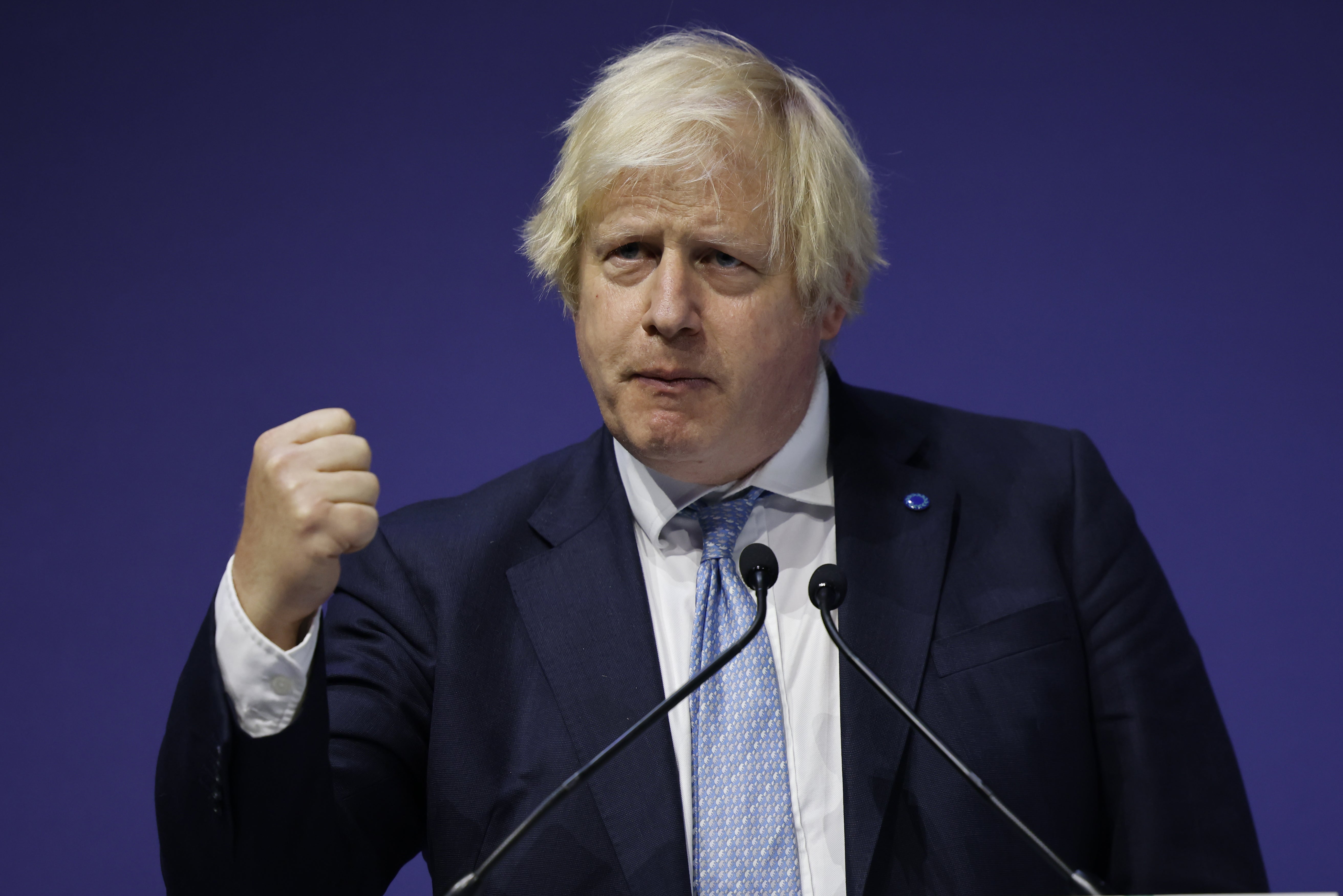 Boris Johnson used a coronavirus press conference to condemn the idea of the European Super League back in April 2021