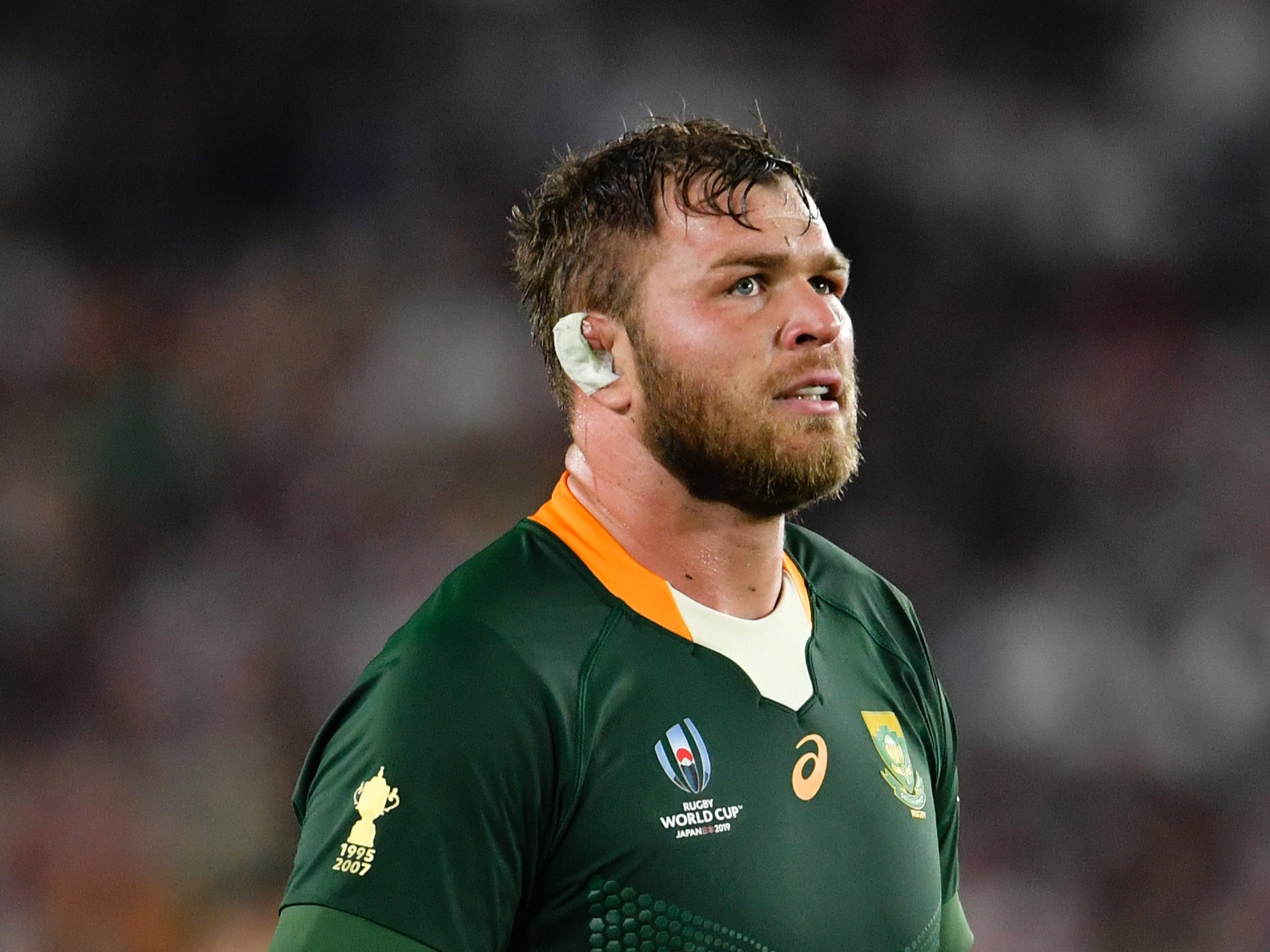 Duane Vermeulen, pictured, could make a surprise return for South Africa in the decisive Test against the British and Irish Lions (Ashley Western/PA)