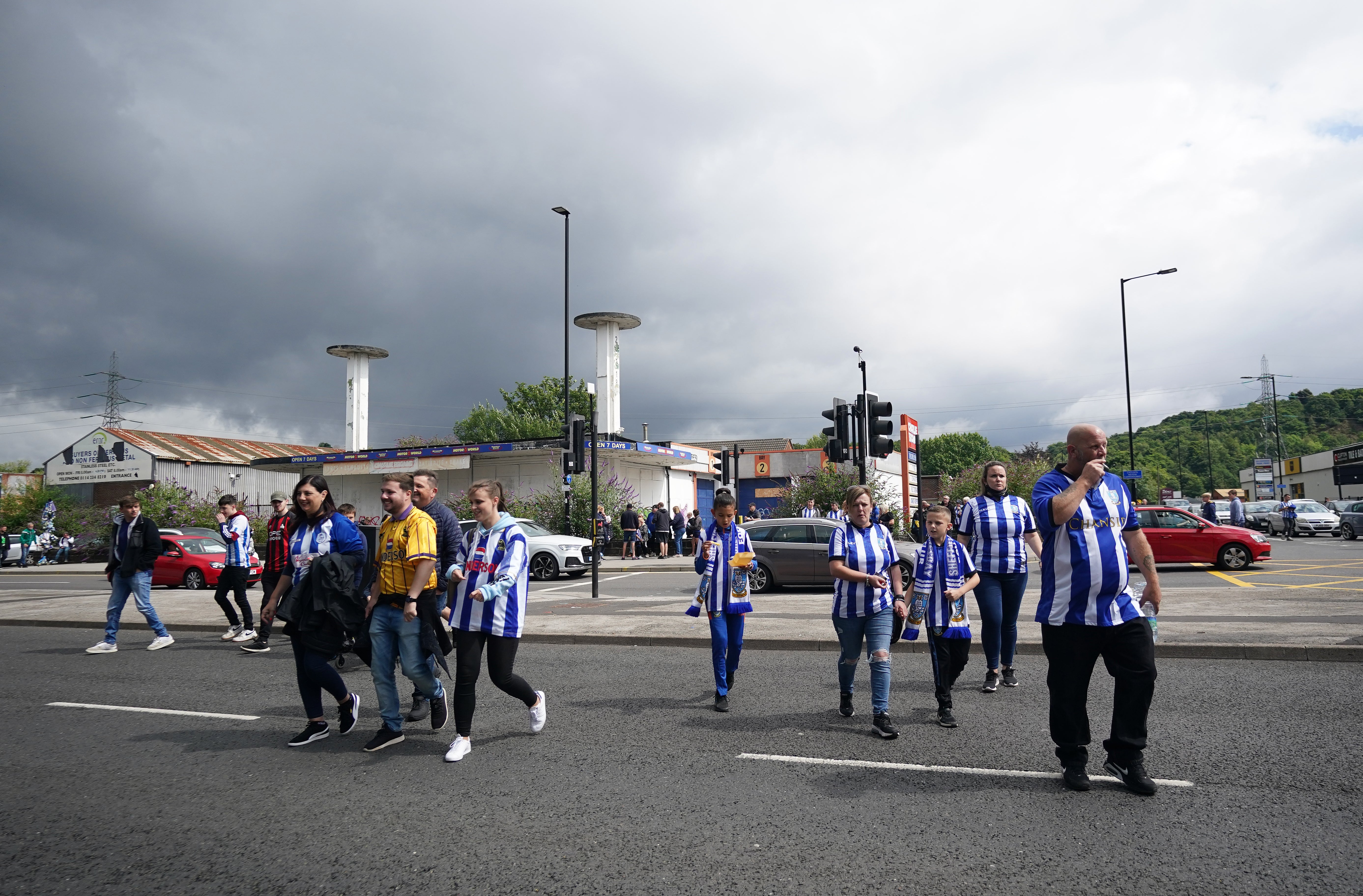 Fans attending for the Carabao Cup first round match between Sheffield Wednesday and Huddersfield at Hillsborough on Sunday were not asked to prove their Covid status (Zac Goodwin/PA)