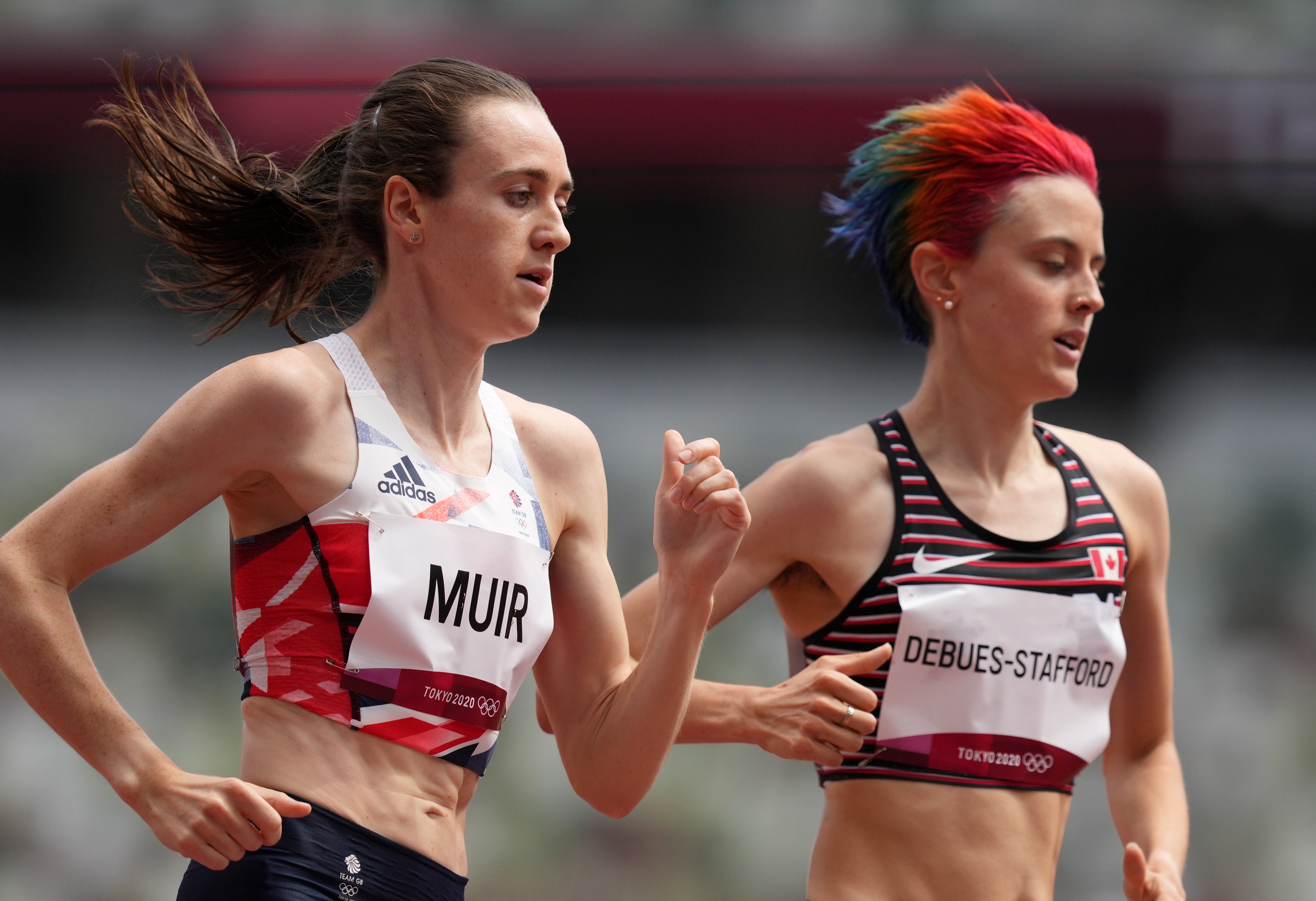 Muir will run again in the Olympics Stadium on Wednesday. (Martin Rickett/PA)