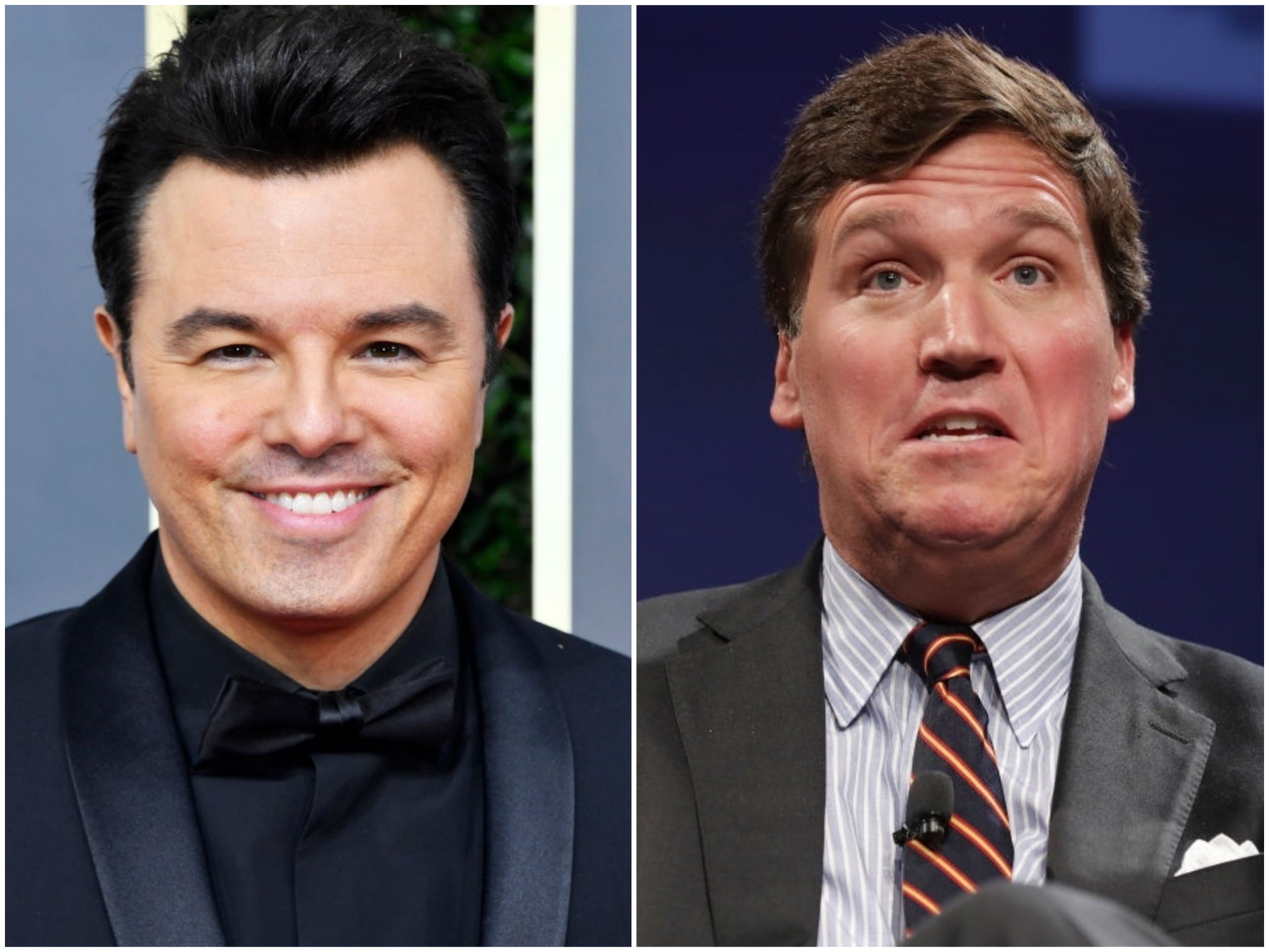 ‘Family Guy’ creator Seth MacFarlane and Fox News anchor Tucker Carlson