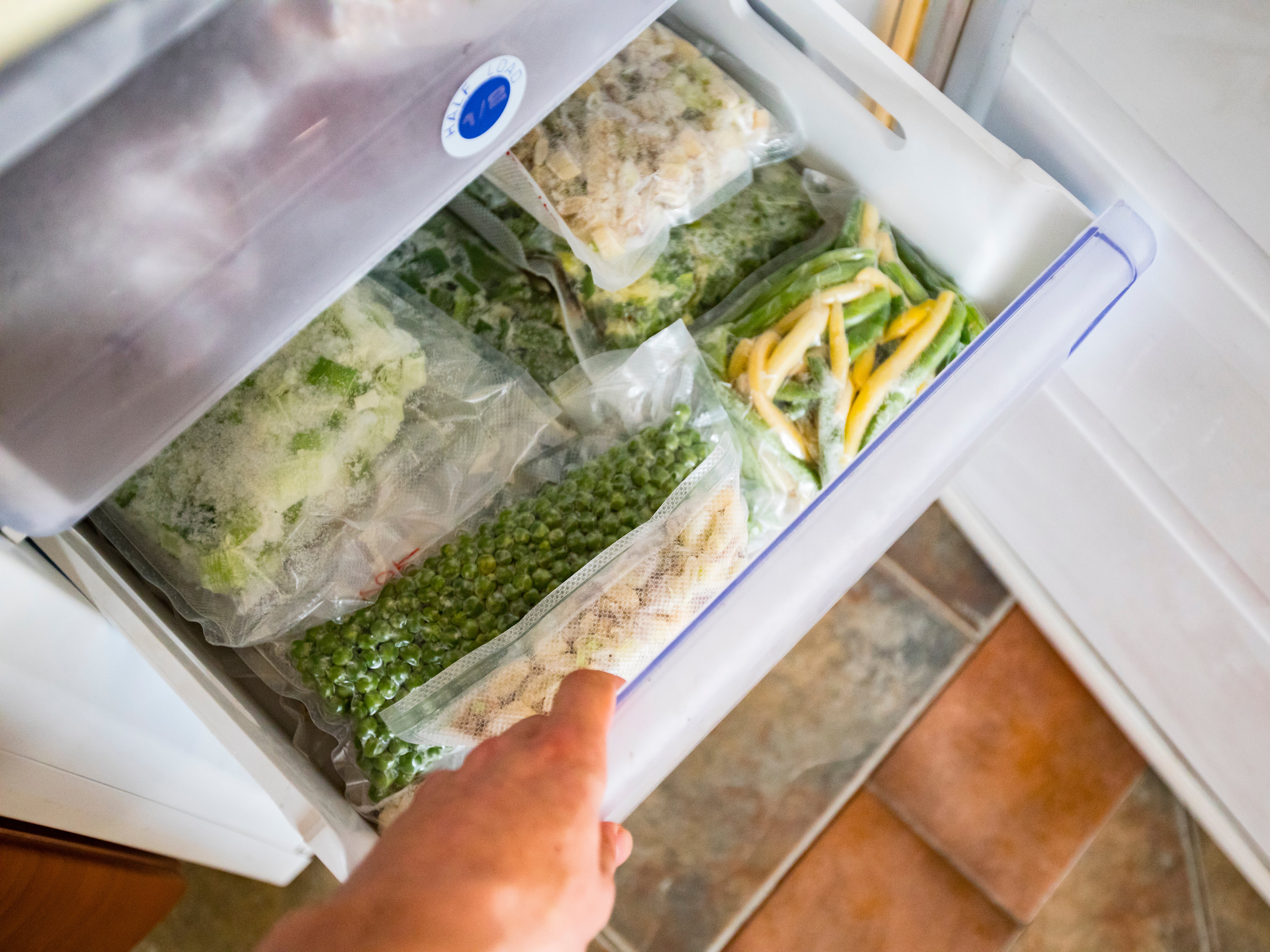 Freeze your going-off fruit and veg for future stews, soups and smoothies