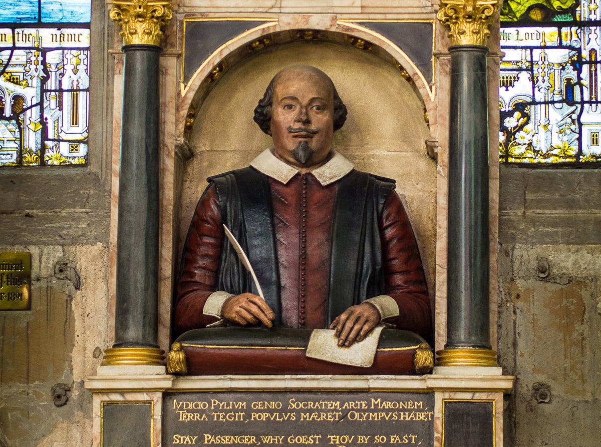 The Holy Trinity bust of Shakespeare has been likened to a ‘self-satisfied pork butcher’