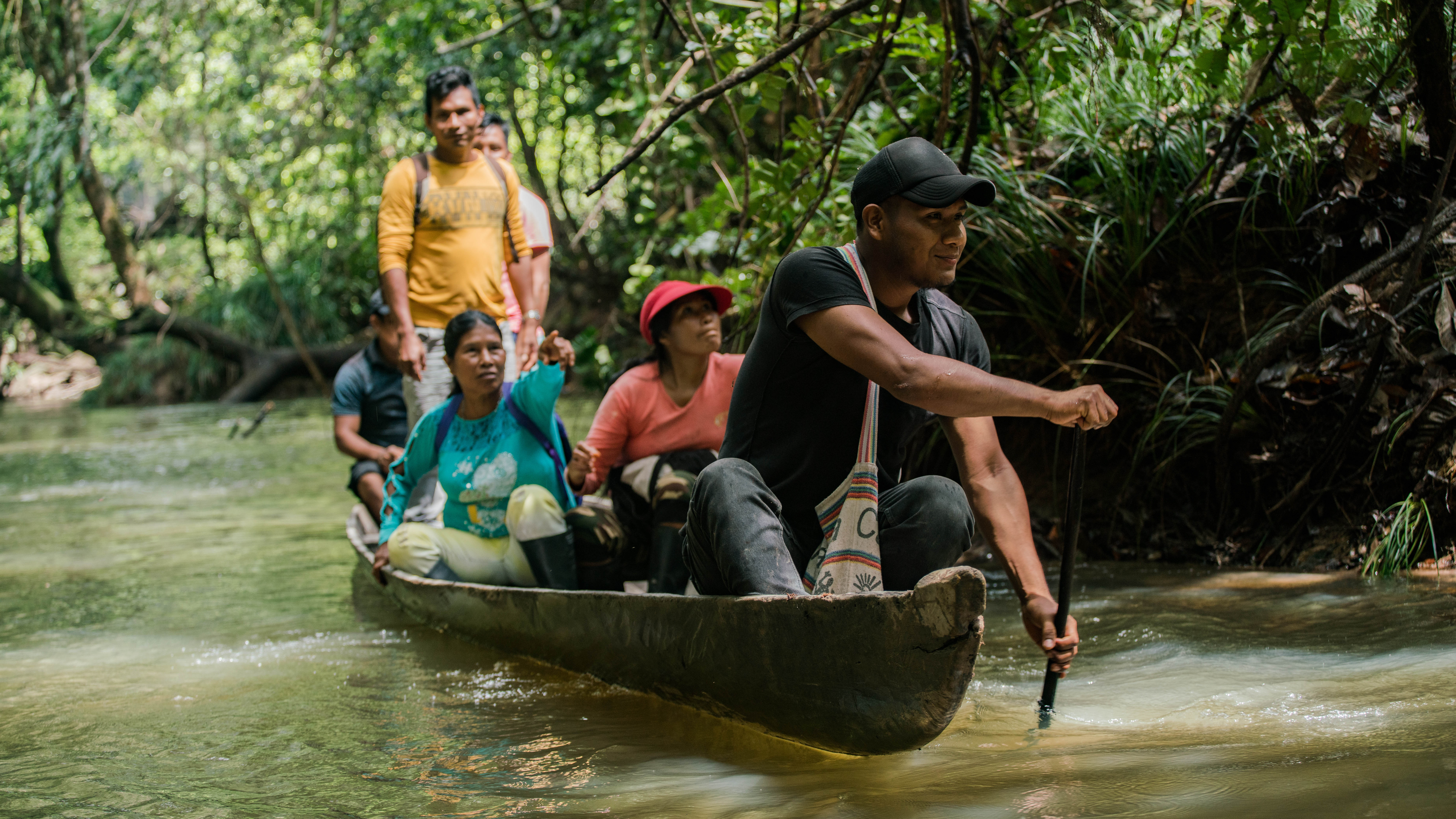 An Ecosystem Services Assessment Technical Team on the Igara Paraná River, Colombian Amazon