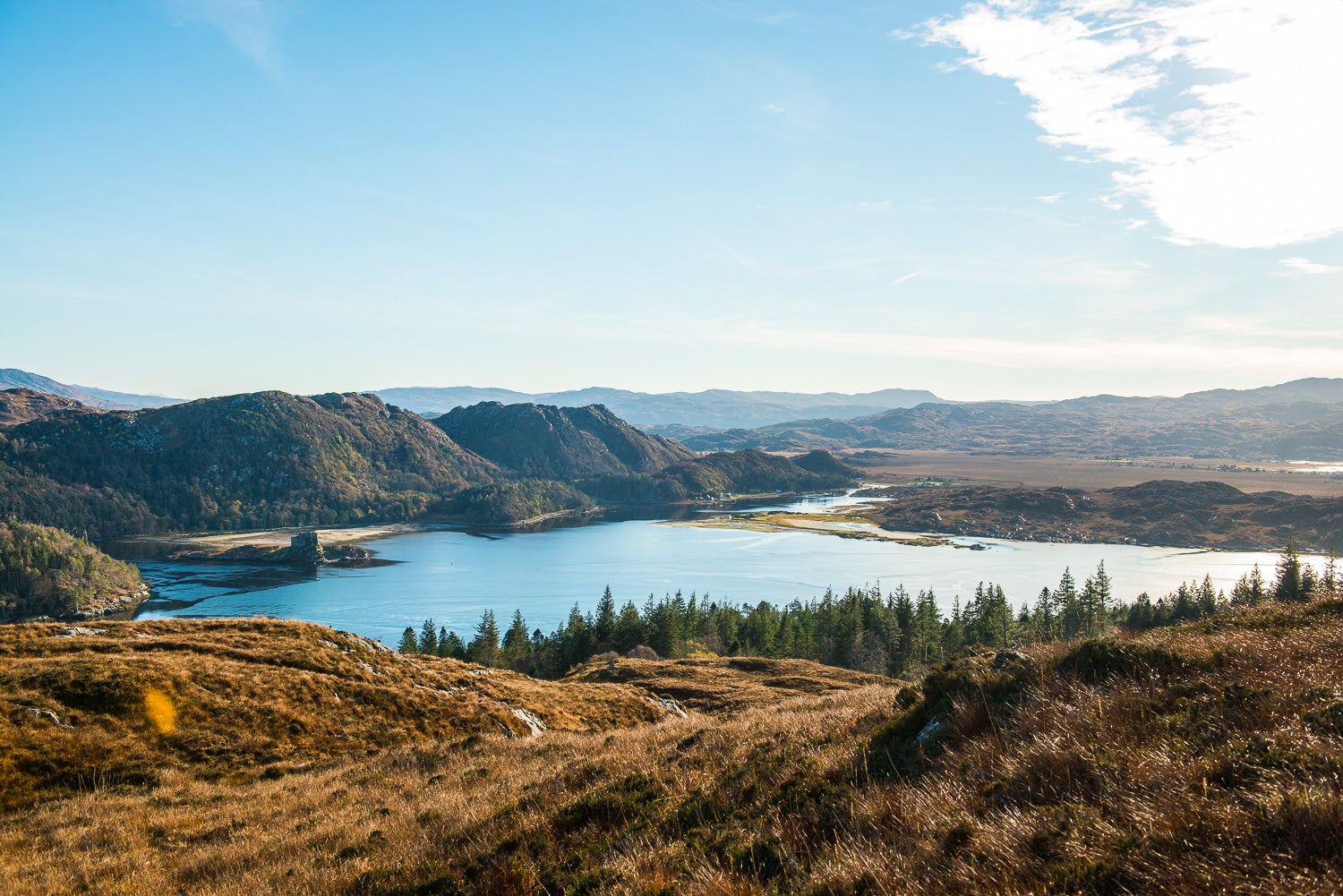 A view from the summit of Eilean Shona