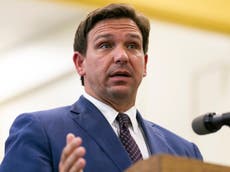 Florida’s Ron DeSantis in war of words with Joe Biden over Covid-19 spread