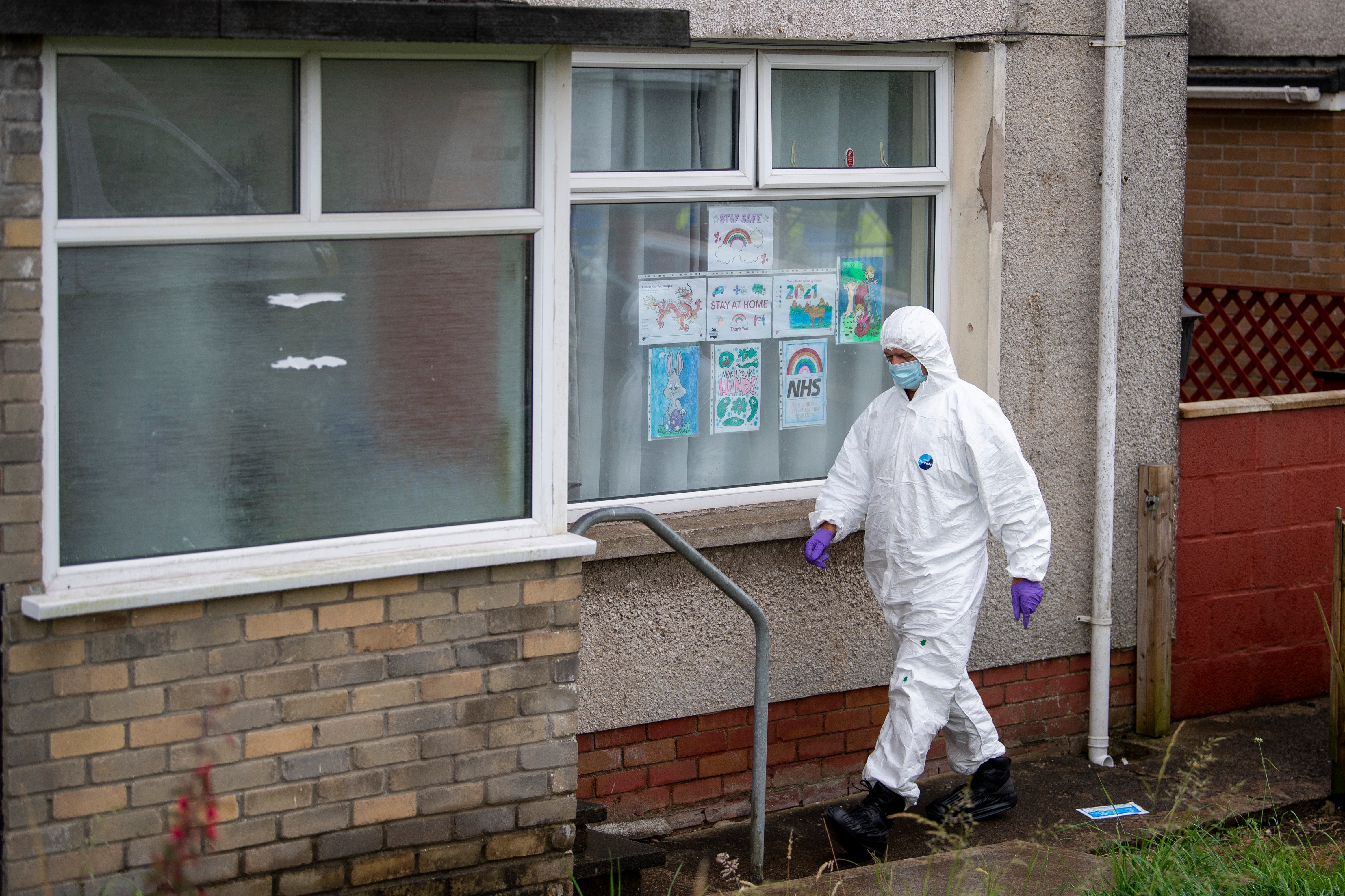 Police were making inquiries in Bridgend after the boy’s death