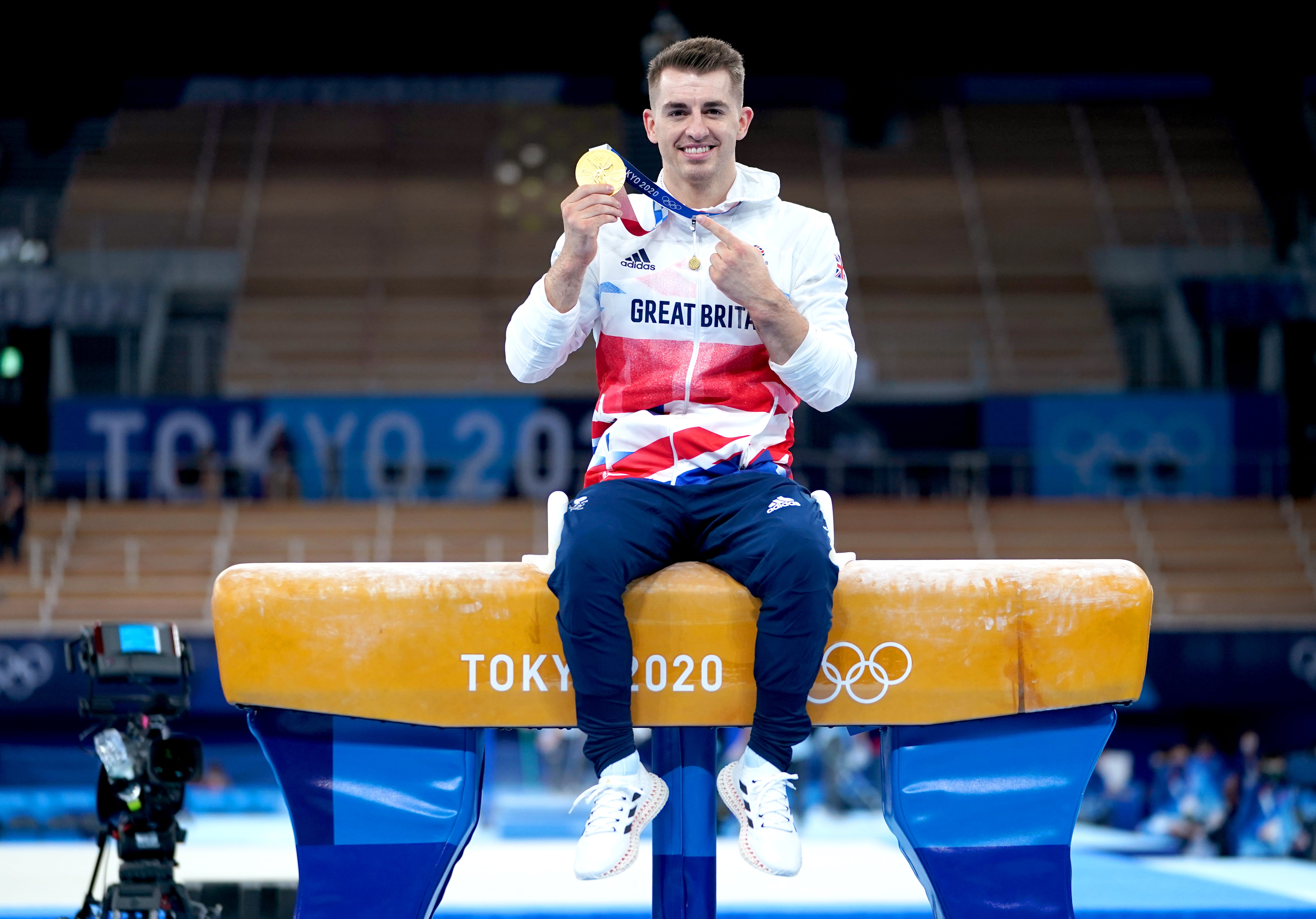 Max Whitlock was still celebrating on Monday (Mike Egerton/PA)