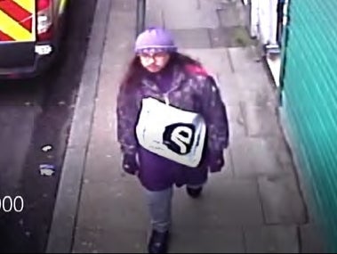 A CCTV still showingAmman on his way to commit the Streatham terror attack on 2 February 2020