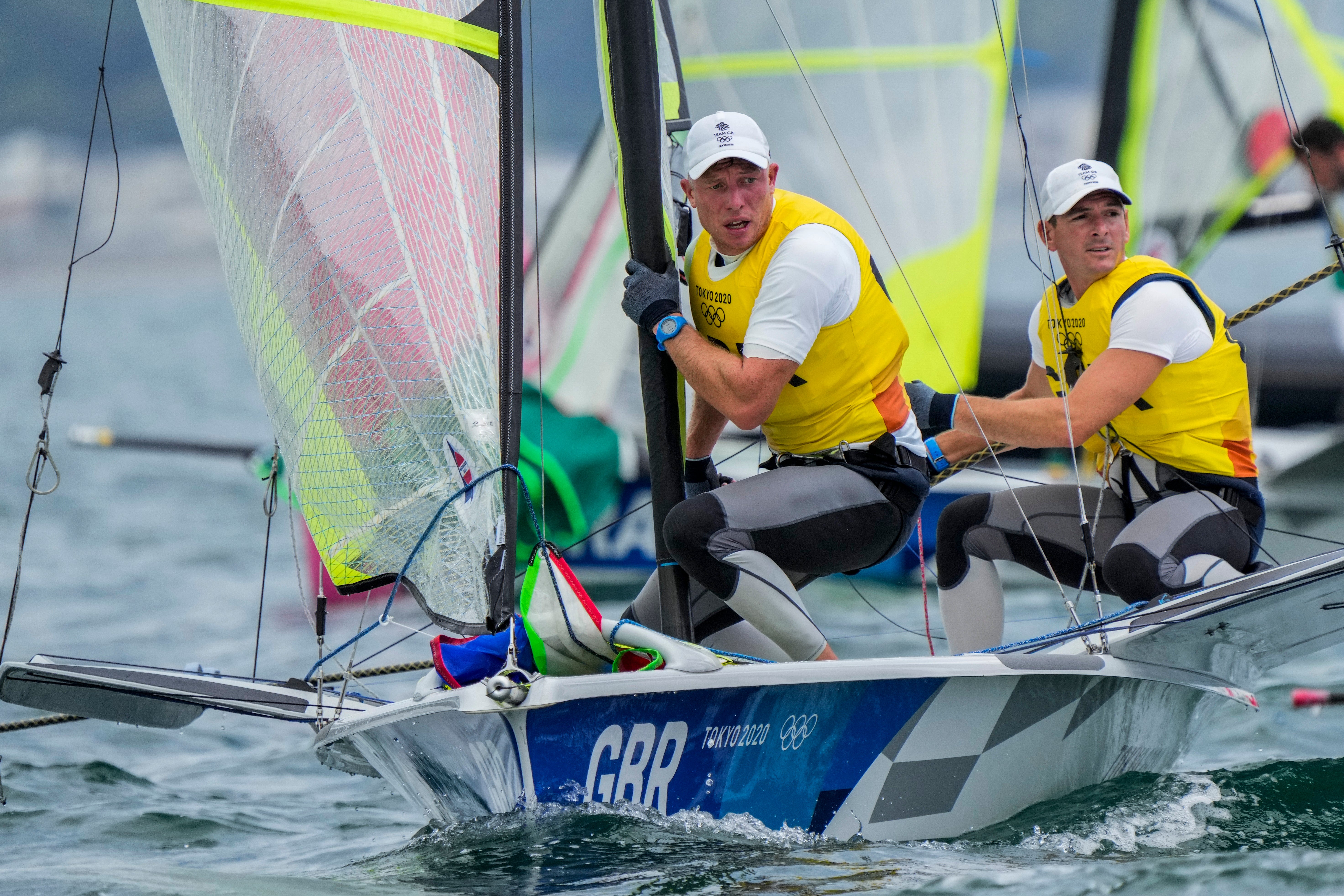 Dylan Fletcher and Stuart Bithell (Bernat Armangue/AP)