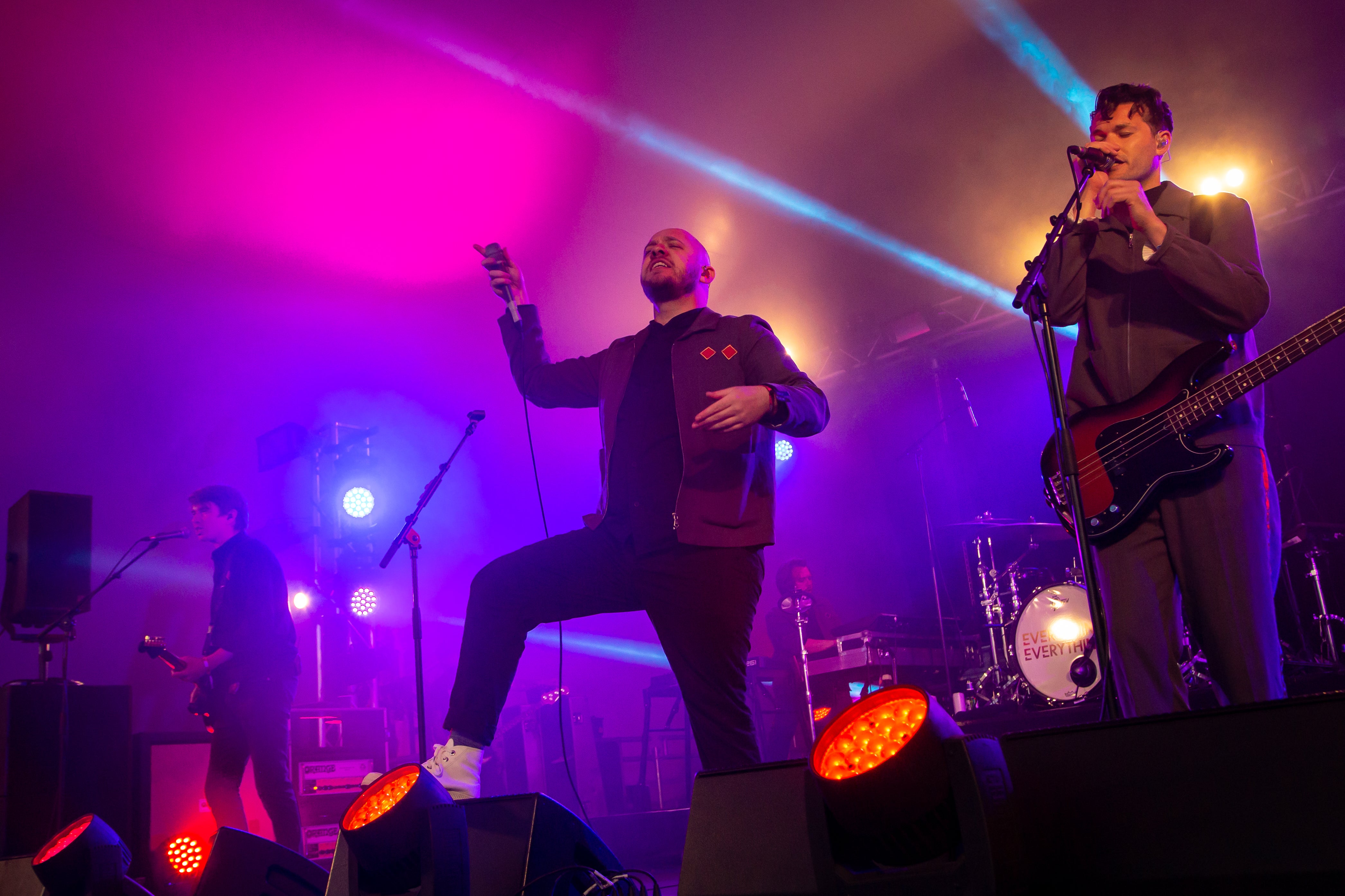 Everything Everything perform a lively set on The Independent/Laundry Meadows stage