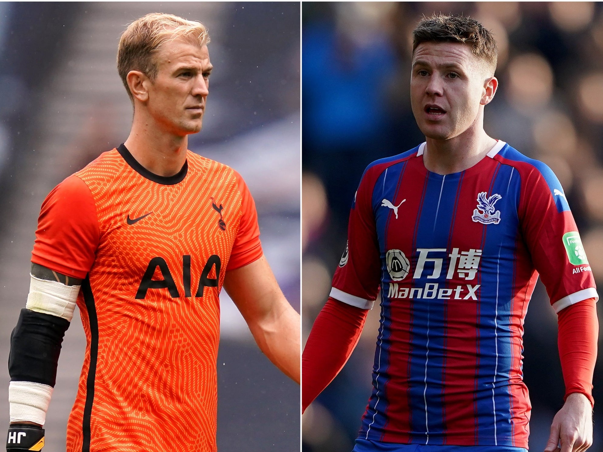 Joe Hart, left, and James McCarthy have both moved from London to Glasgow (John Walton/Tess Derry/PA)