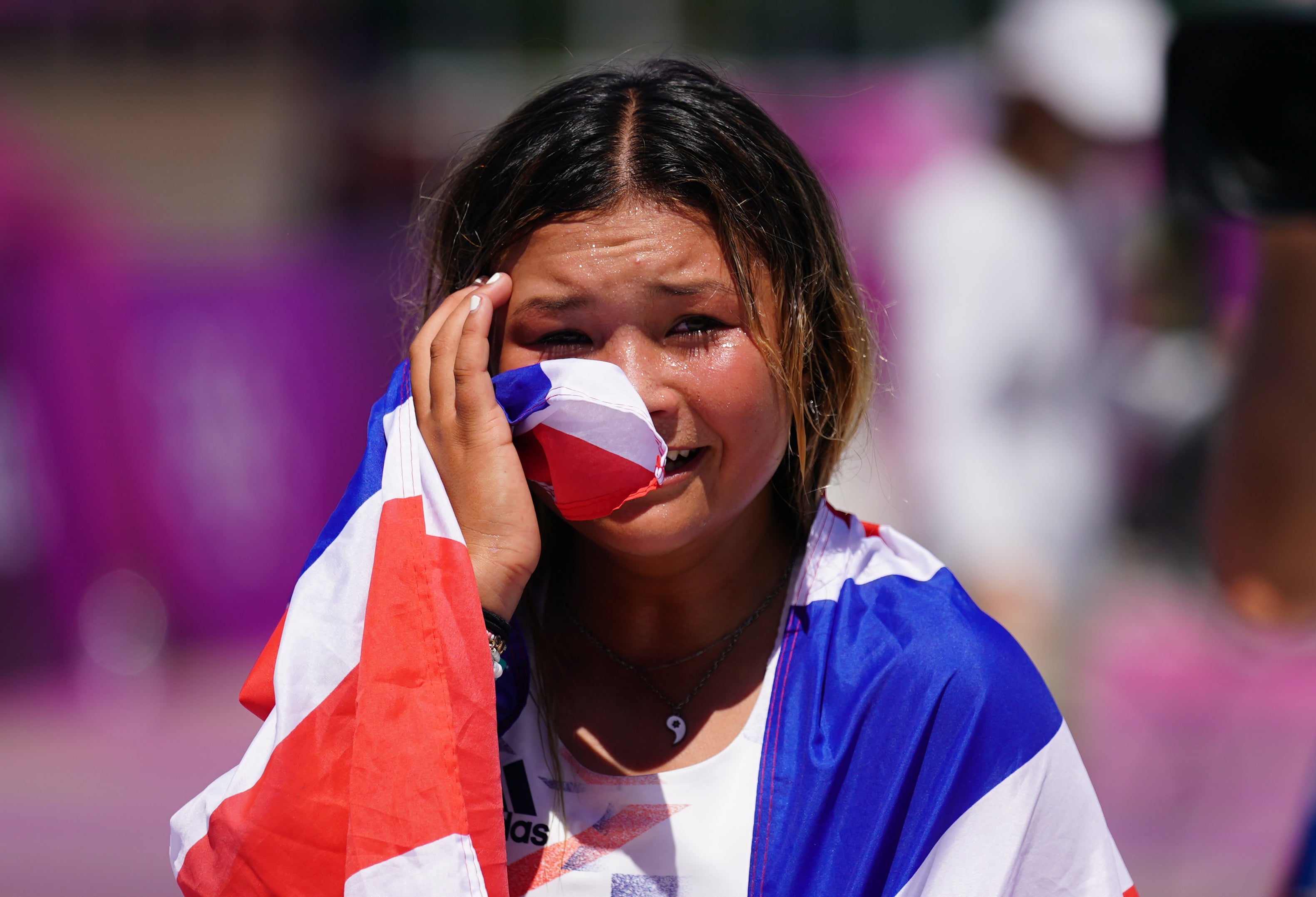 Sky Brown made British history on Wednesday (Adam Davy/PA)