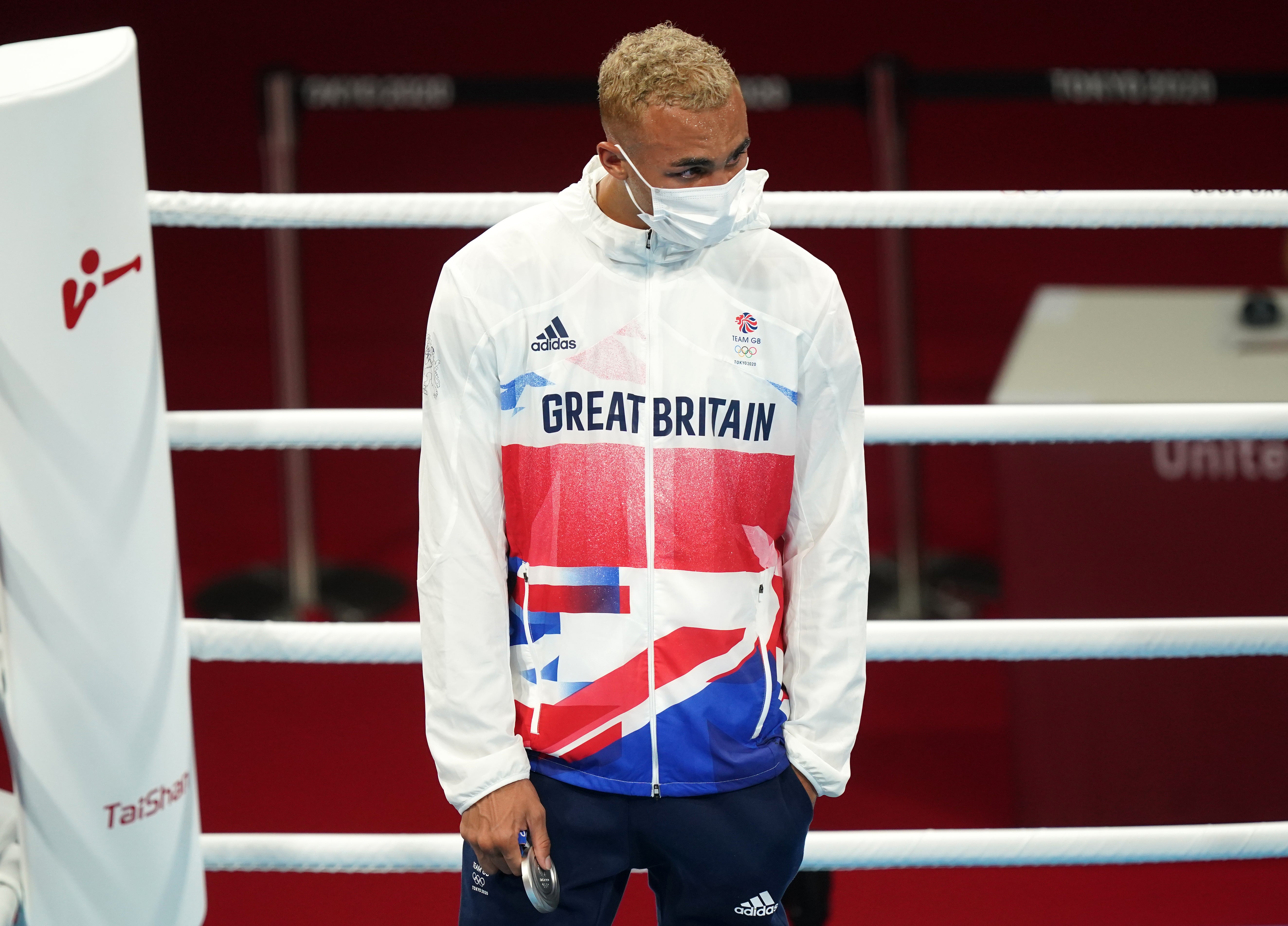 Whittaker refused to wear his silver medal on the podium in Tokyo (Mike Egerton/PA)