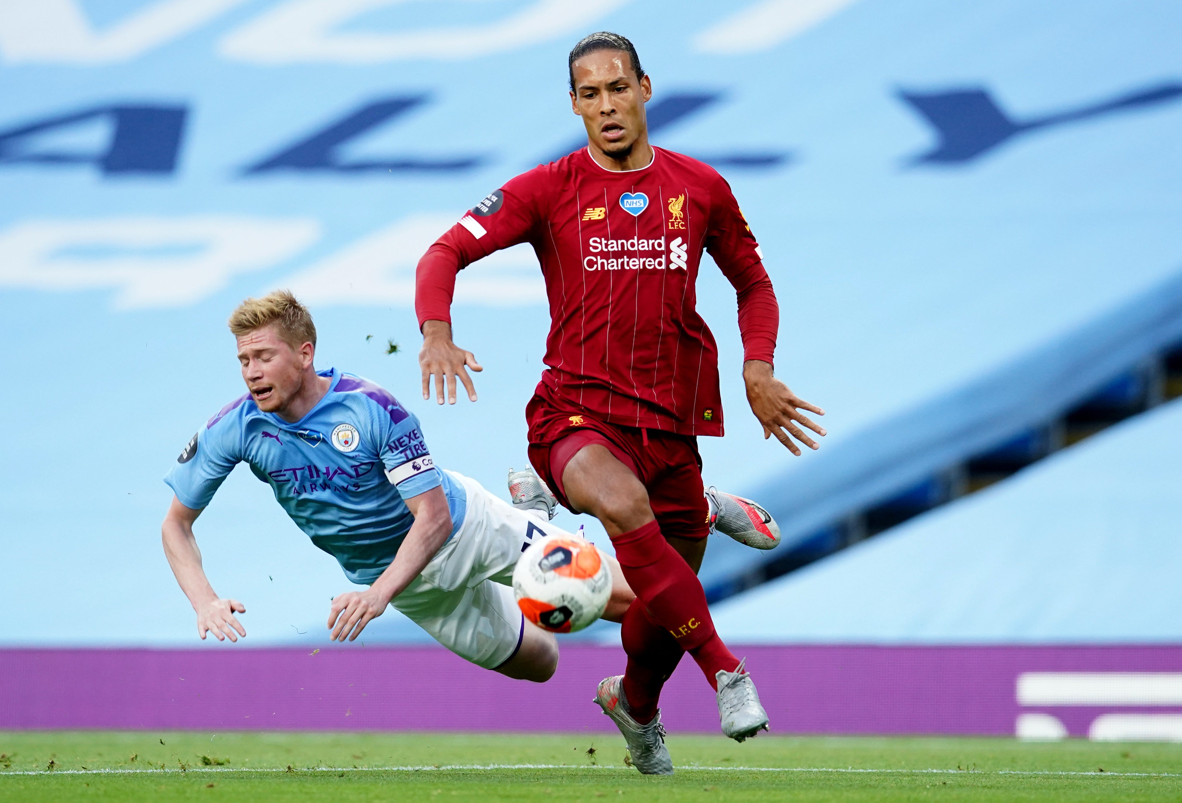 Van Dijk said Liverpool have Manchester City in their sights again (Dave Thompson/NMC Pool)