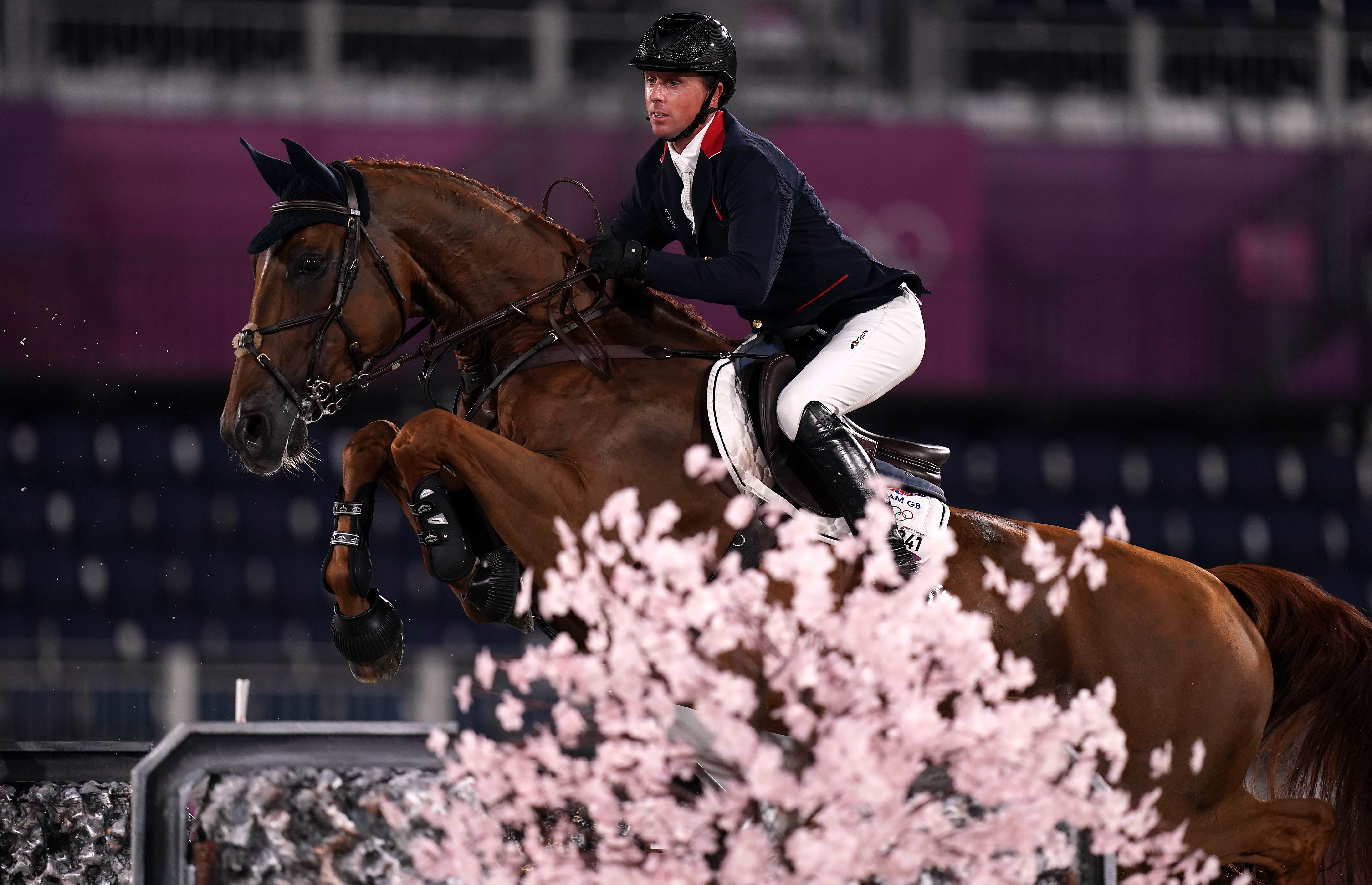 Ben Maher on his way to gold in Tokyo (Adam Davy/PA)