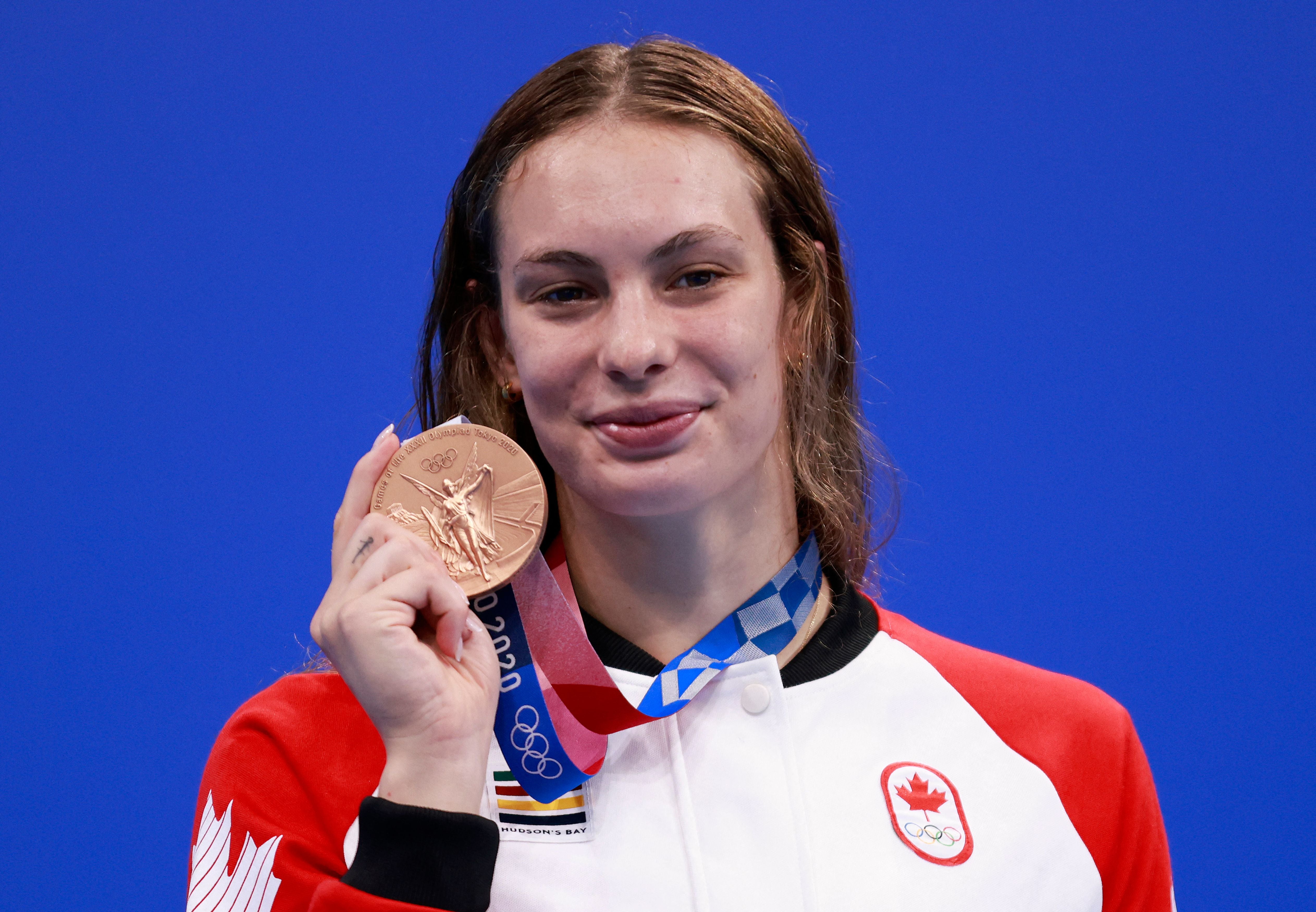 <p>Penny Oleksiak is an Olympic gold medalist who also claimed three medals at the 2021 Olympics</p>