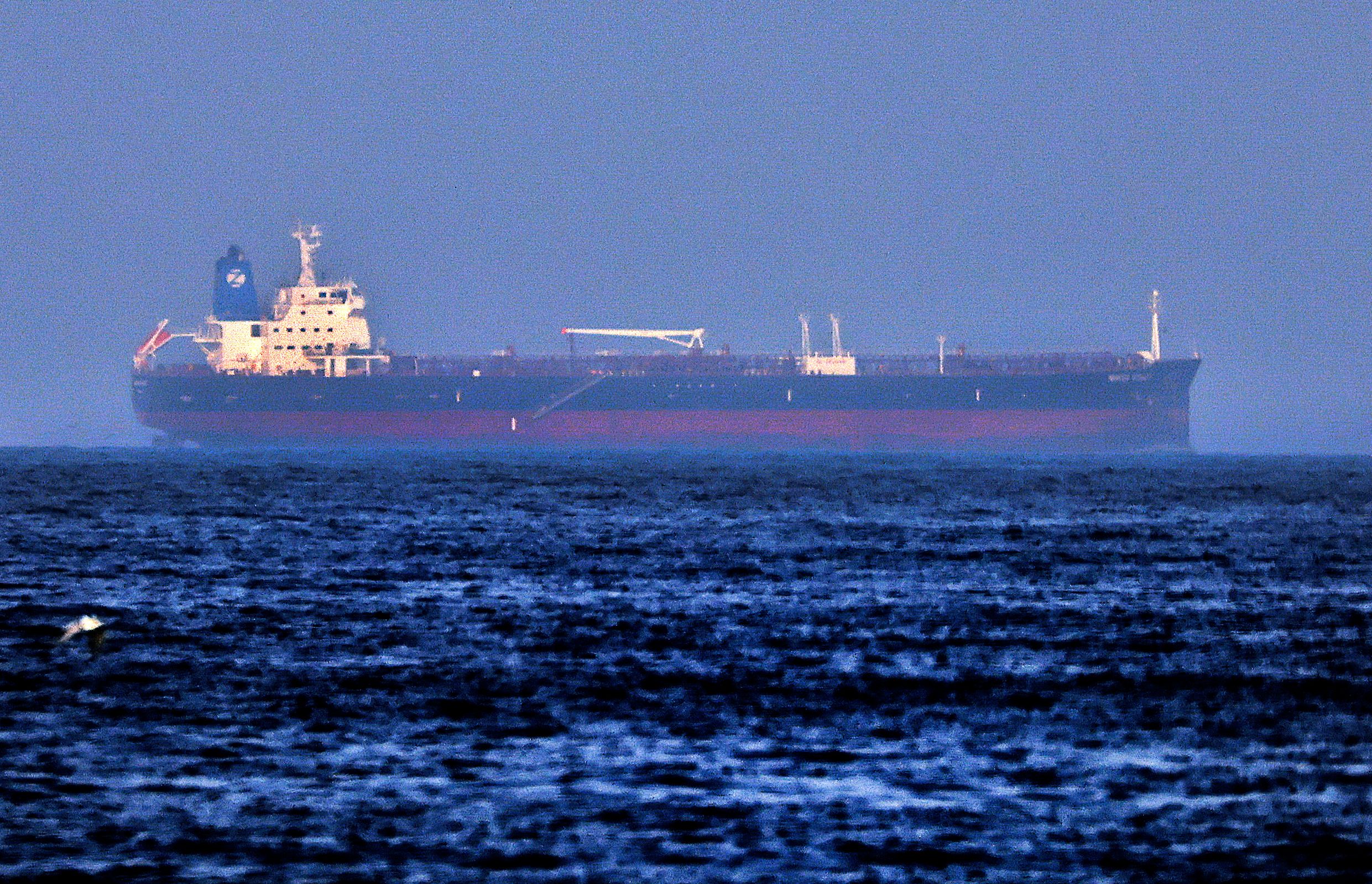 MT Mercer Street, off the port of the Gulf Emirate of Fujairah in the United Arab Emirates