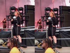 Sign language interpreter goes viral for impressive performance of WAP