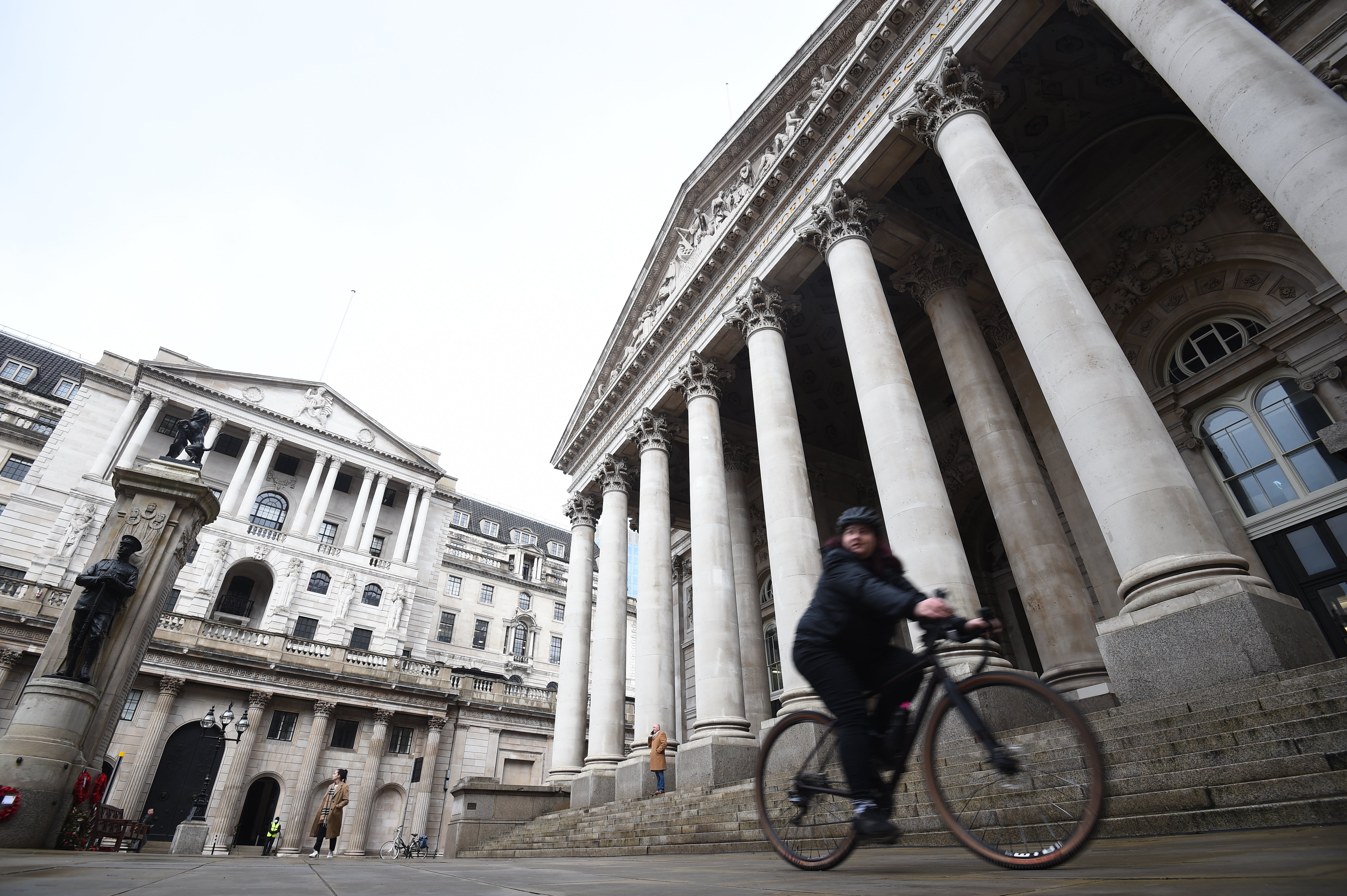 The Bank of England has warned inflation will soar this year, but insisted surging prices will only be temporary as it kept interest rates on hold (PA)