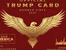 Donald Trump wants his supporters to carry special gold ‘Trump cards’