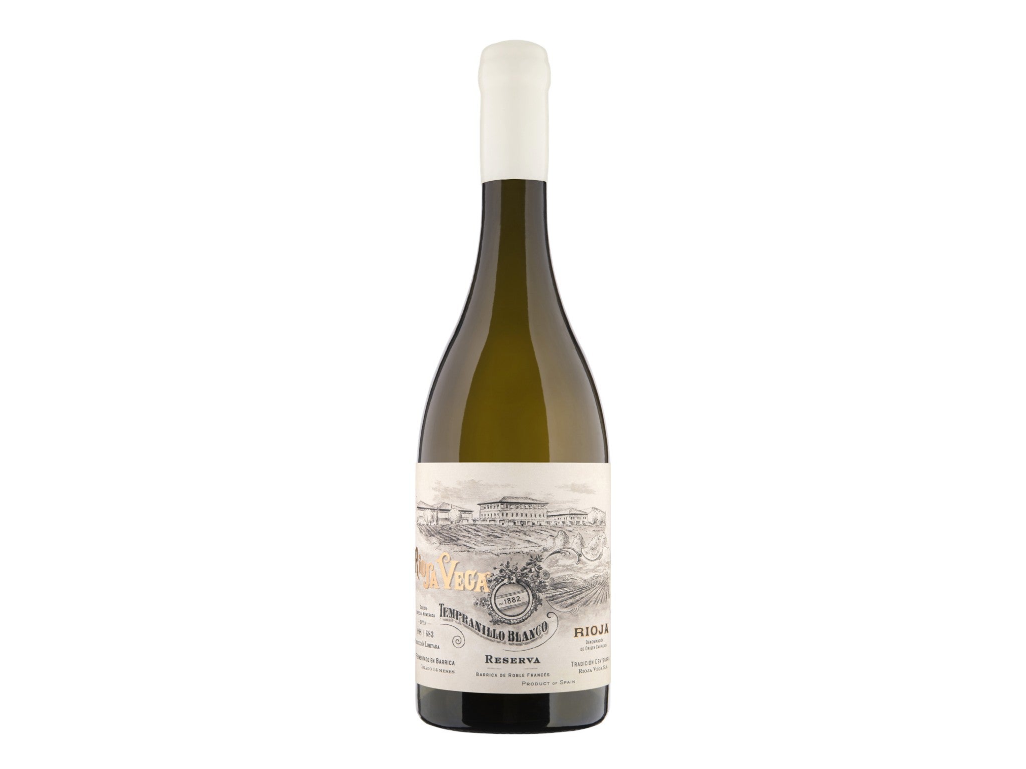 Rioja Vega tempranillo blanco reserva 2015, 750ml indybest