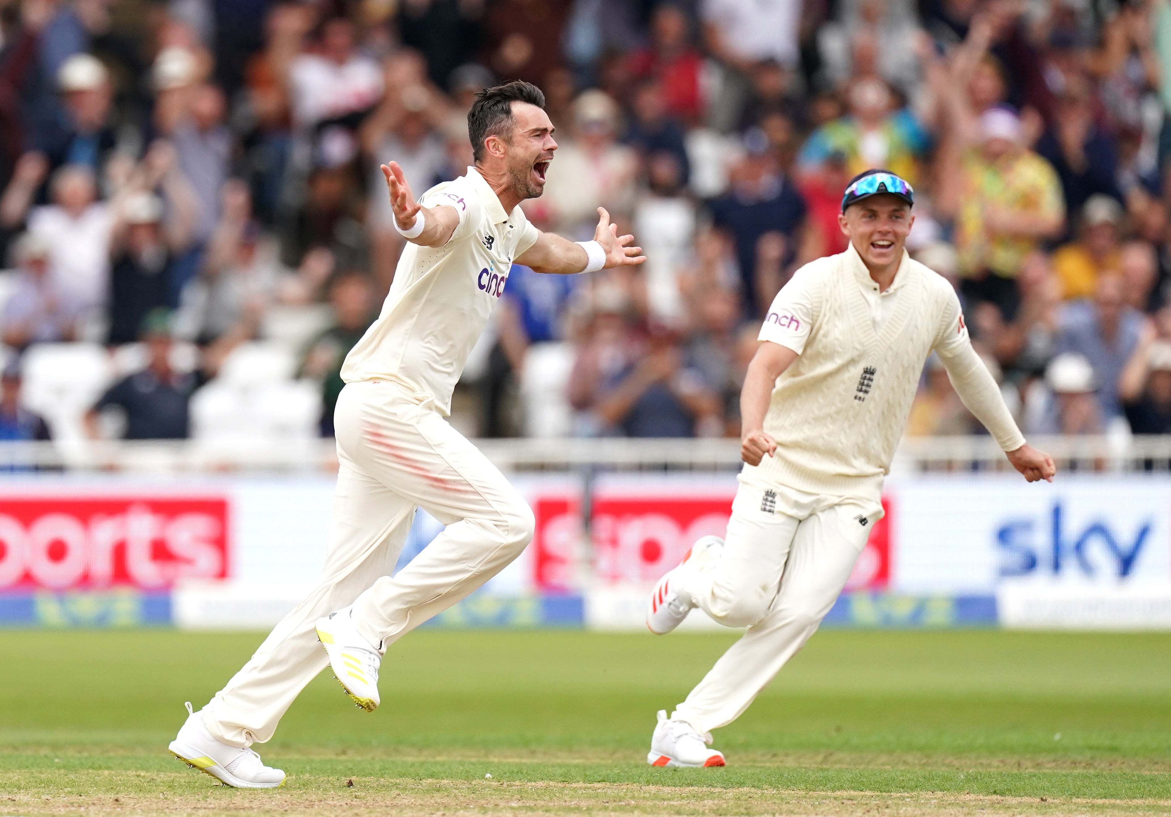 England’s Jimmy Anderson celebrates the wicket of India’s Virat Kohli during day two of Cinch First Test match at Trent Bridge, Nottingham. Picture date: Thursday August 5, 2021.
