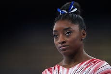 Tokyo Olympics: Simone Biles makes emotional return home after dramatic Games