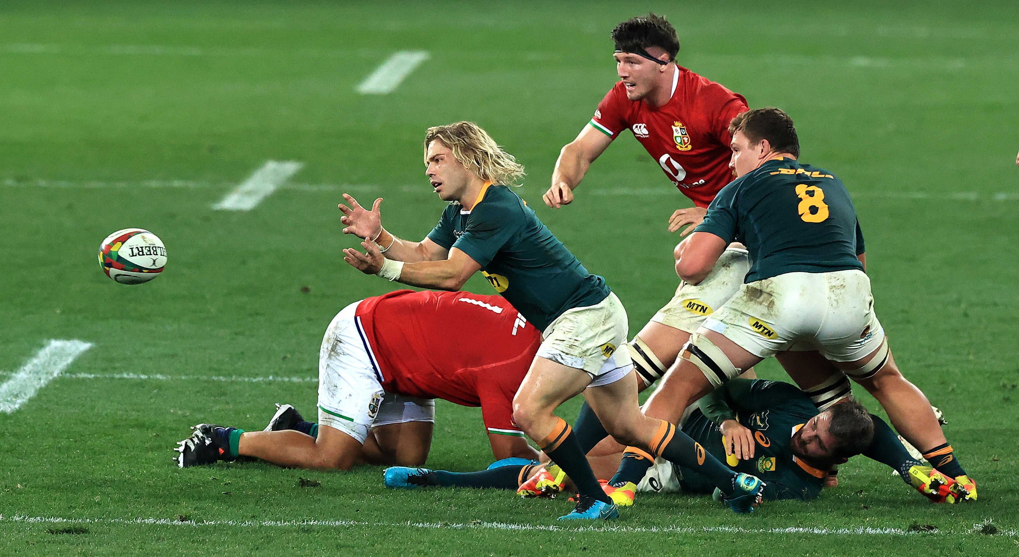Faf de Klerk, passing a week ago, is a big miss for the Springboks this time