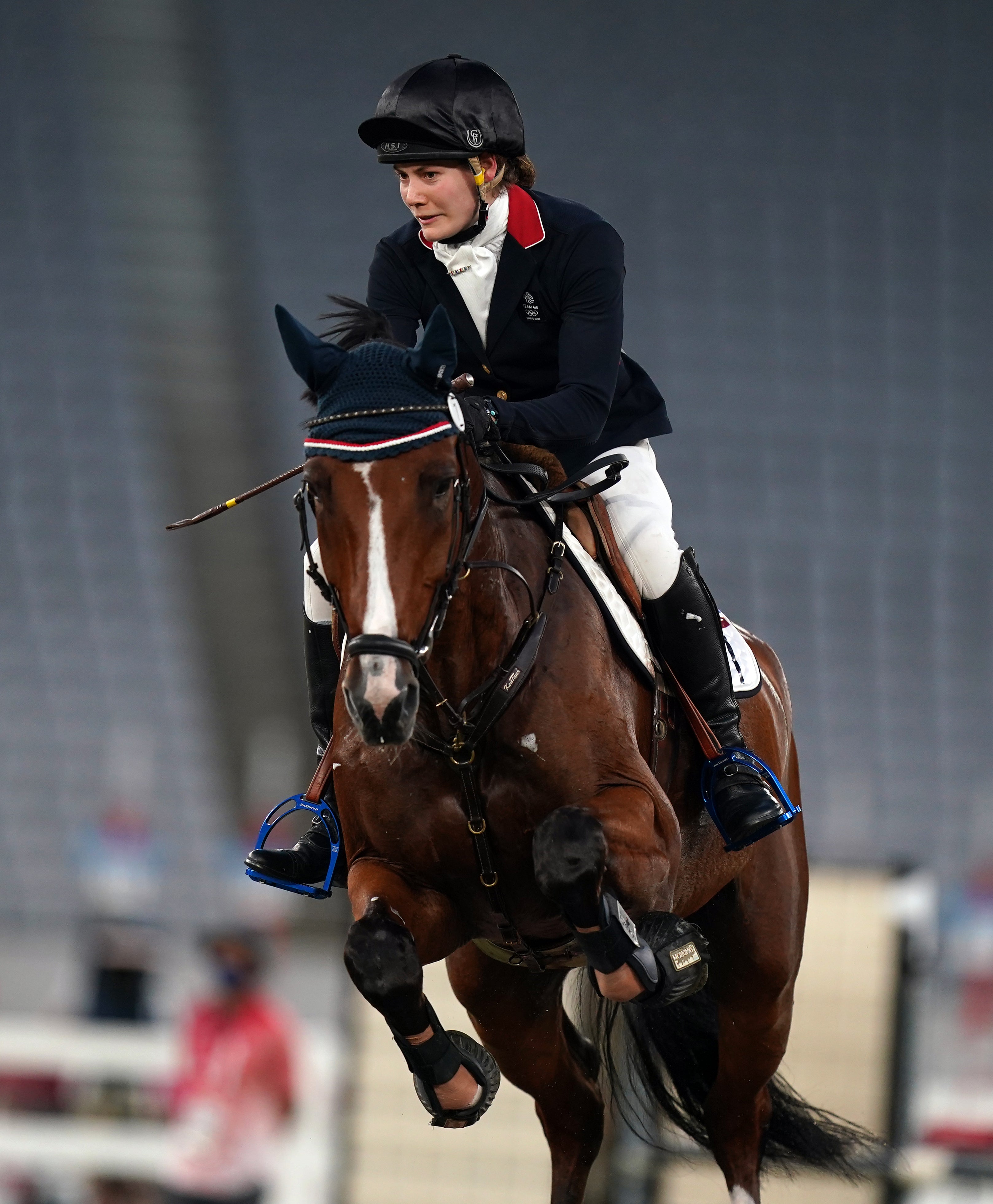 Kate French had a clear show jumping round (Mike Egerton/PA)