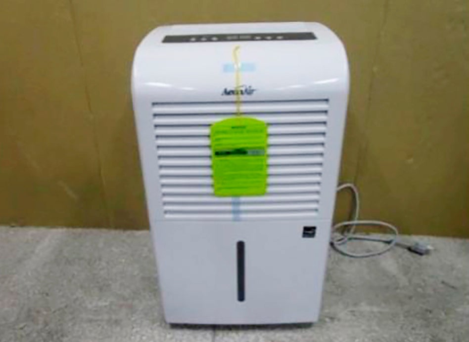 Recall Dehumidifier