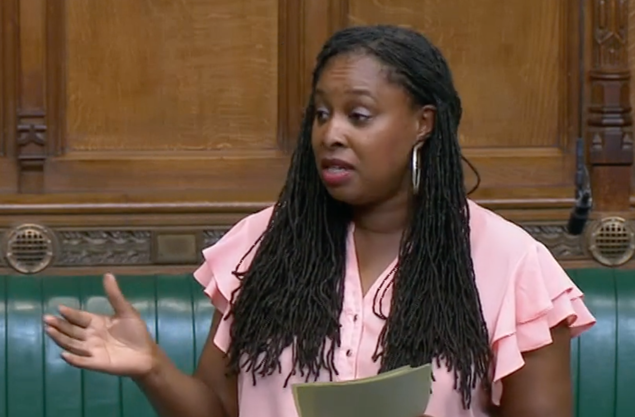 Dawn Butler was asked to leave the house for calling Johnson a liar