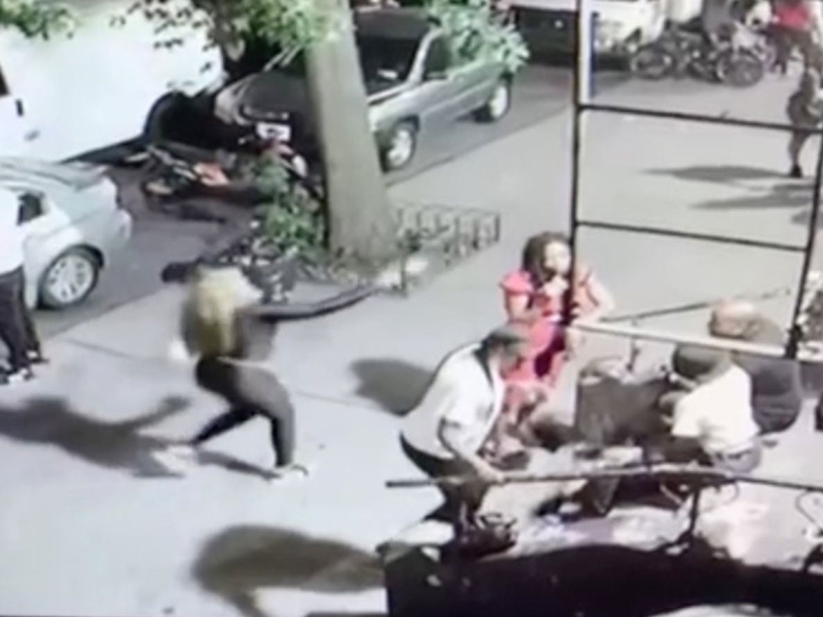 Video shows moment female assassin shot woman dead on New York City pavement