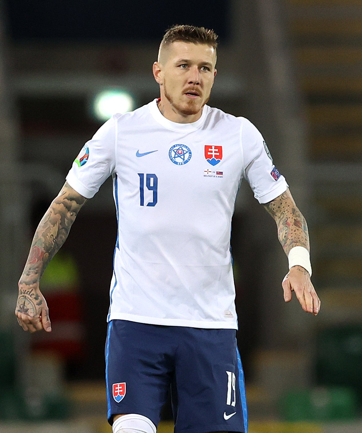 Juraj Kucka has played 86 times for Slovakia (Liam McBurney/PA).