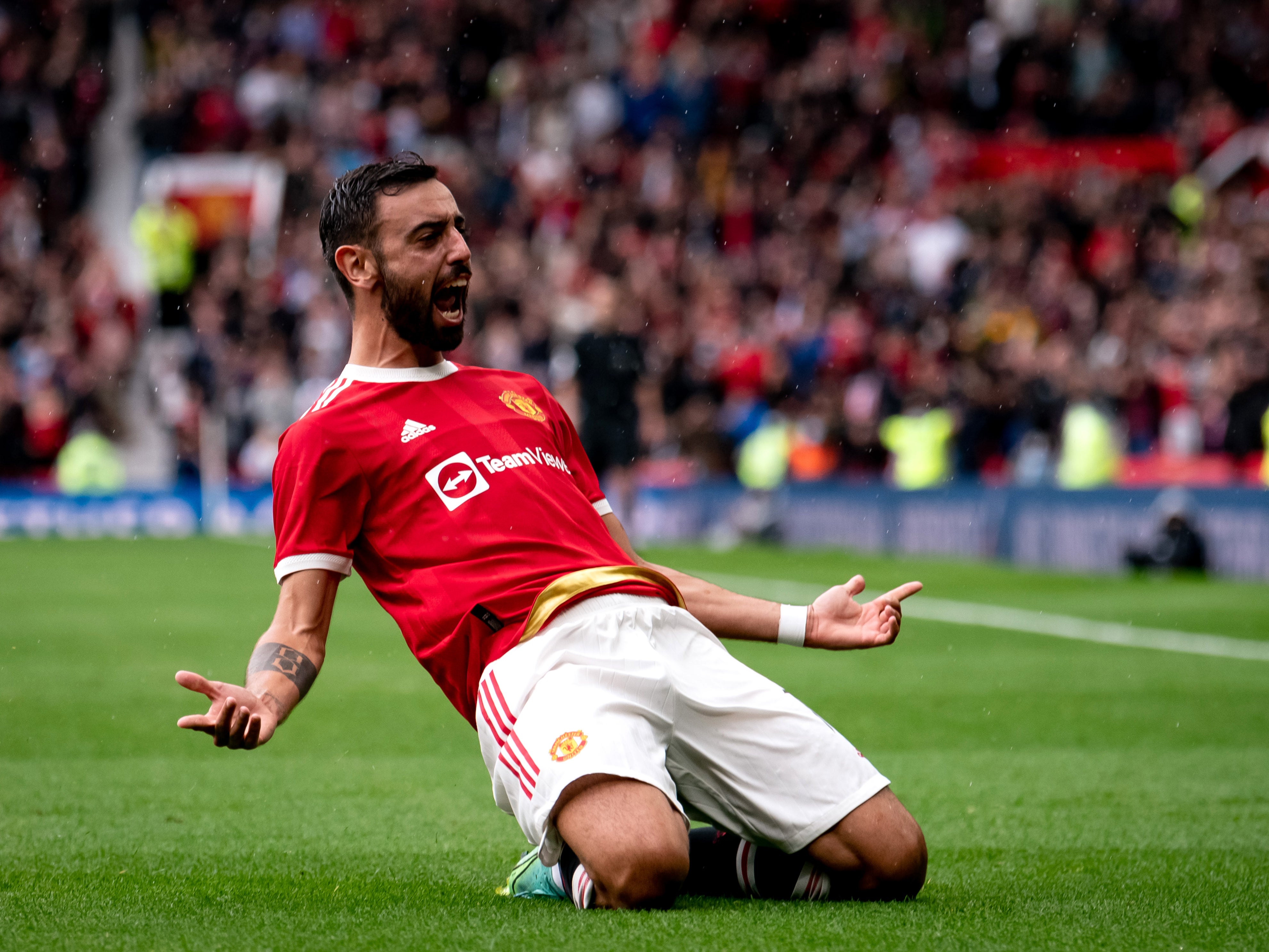 Manchester United playmaker Bruno Fernandes