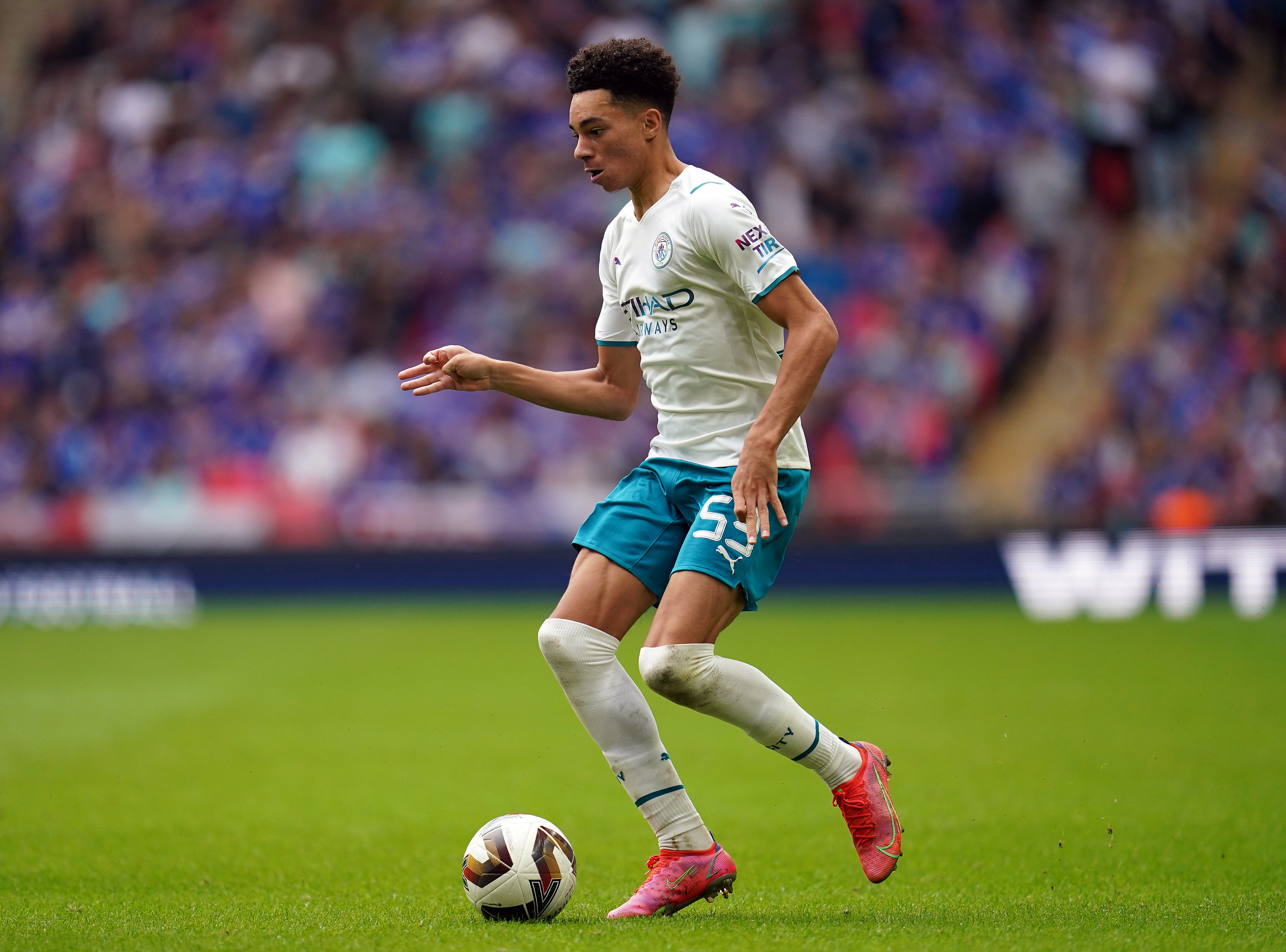 Sam Edozie started the Community Shield (Nick Potts/PA)