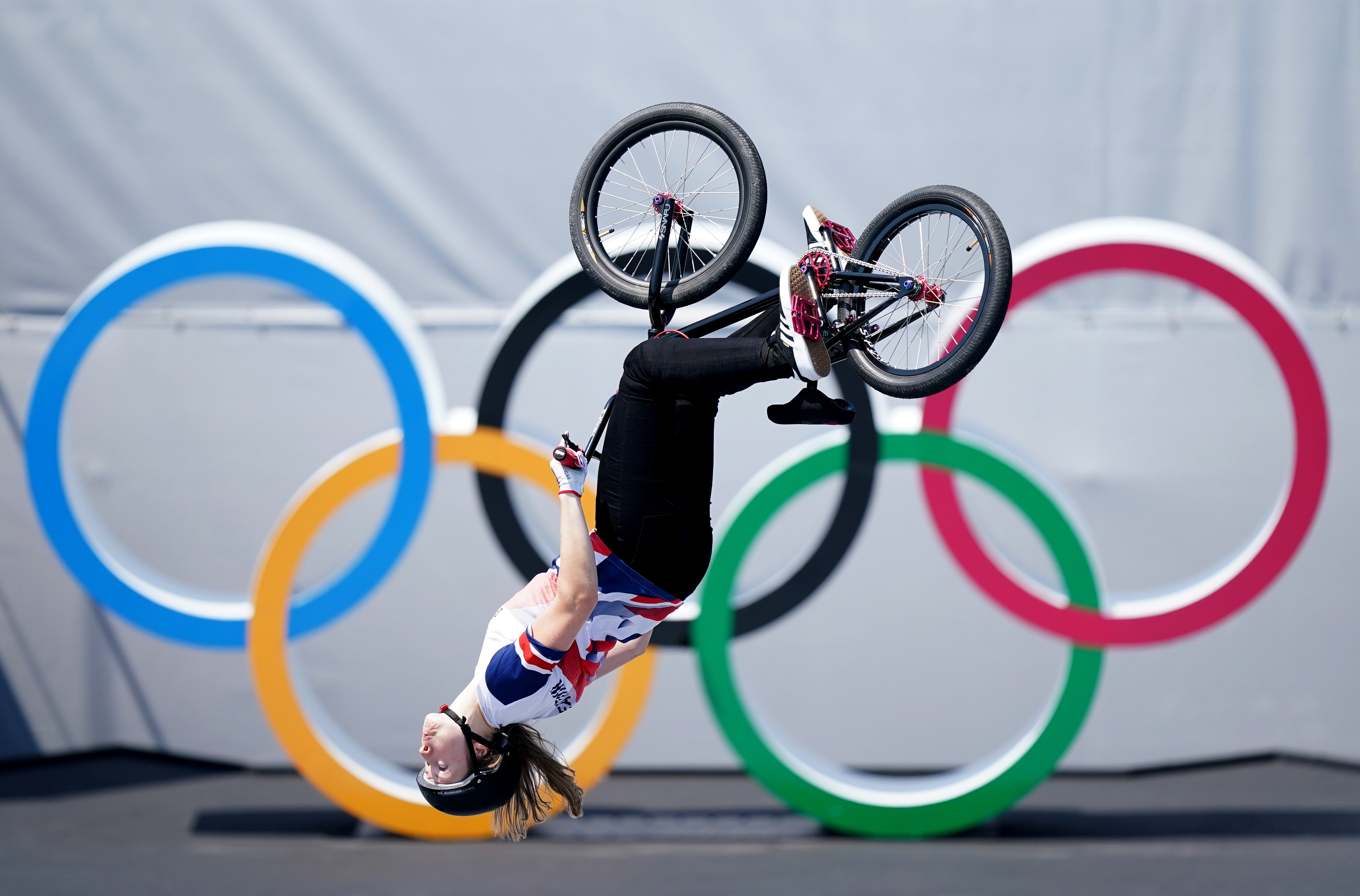 Charlotte Worthington won BMX freestyle gold (Mike Egerton/PA)