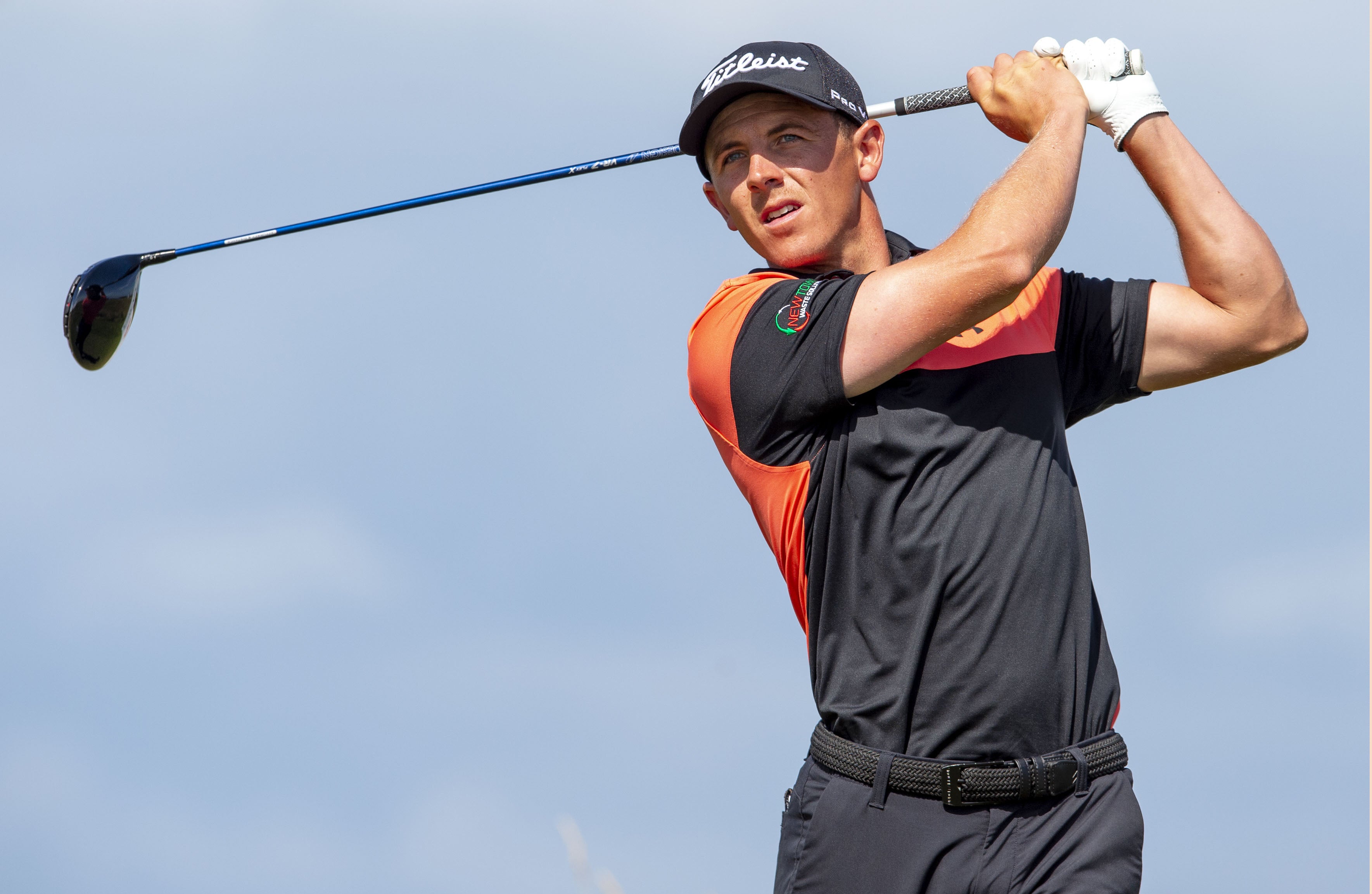 Scotland’s Grant Forrest tees off at the 2nd during day four of the Hero Open at Fairmont St Andrews (Ian Rutherford/PA)