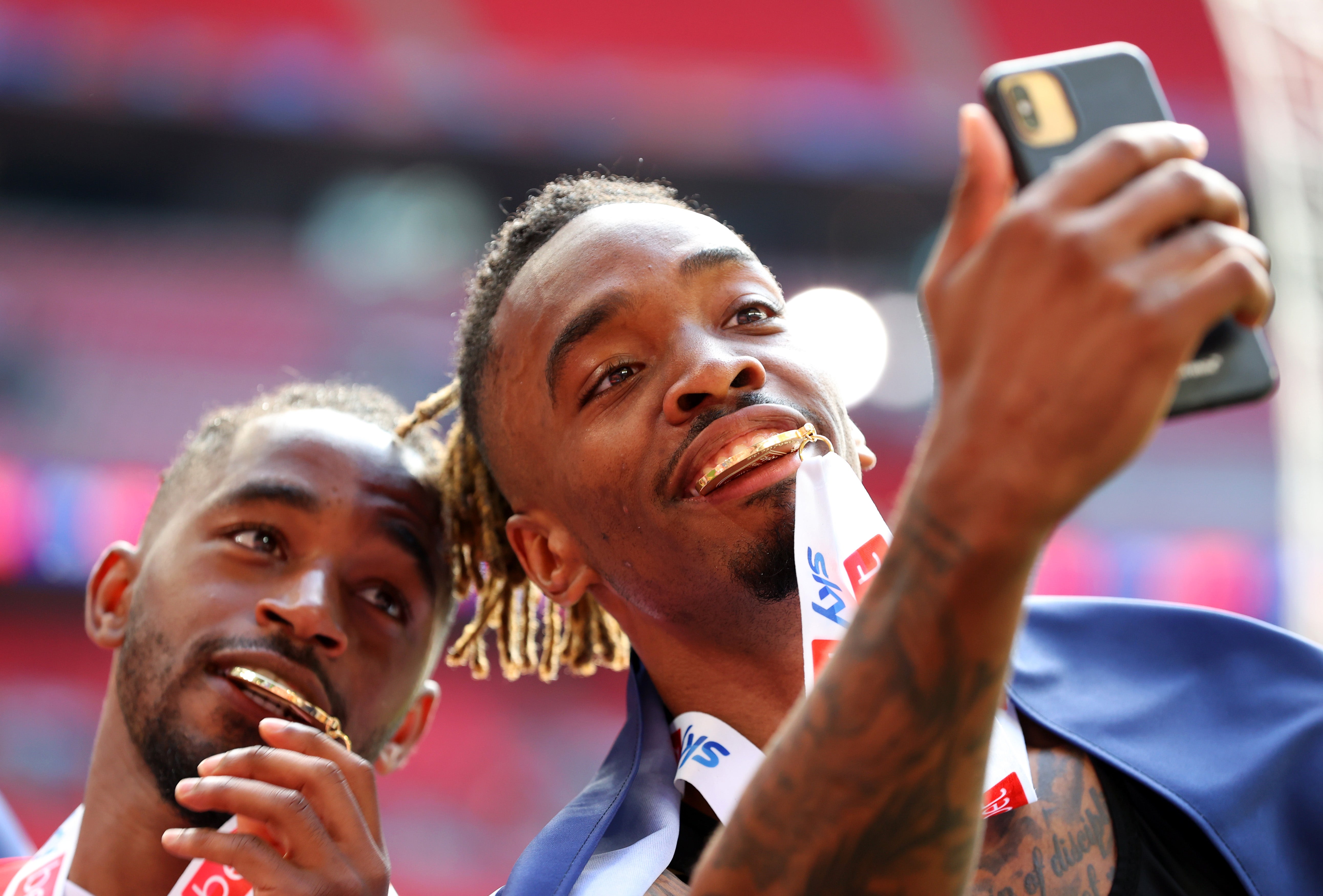 Ivan Toney’s goals fired Brentford back into the play-off final, where they defeated Swansea to secure promotion