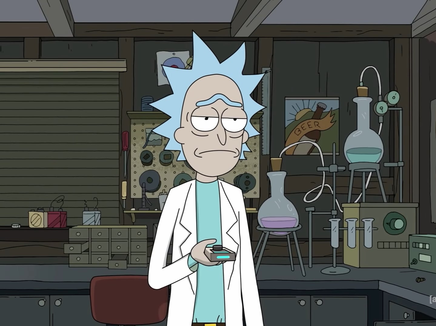 Rick Sanchez in the latest episode of ‘Rick and Morty'