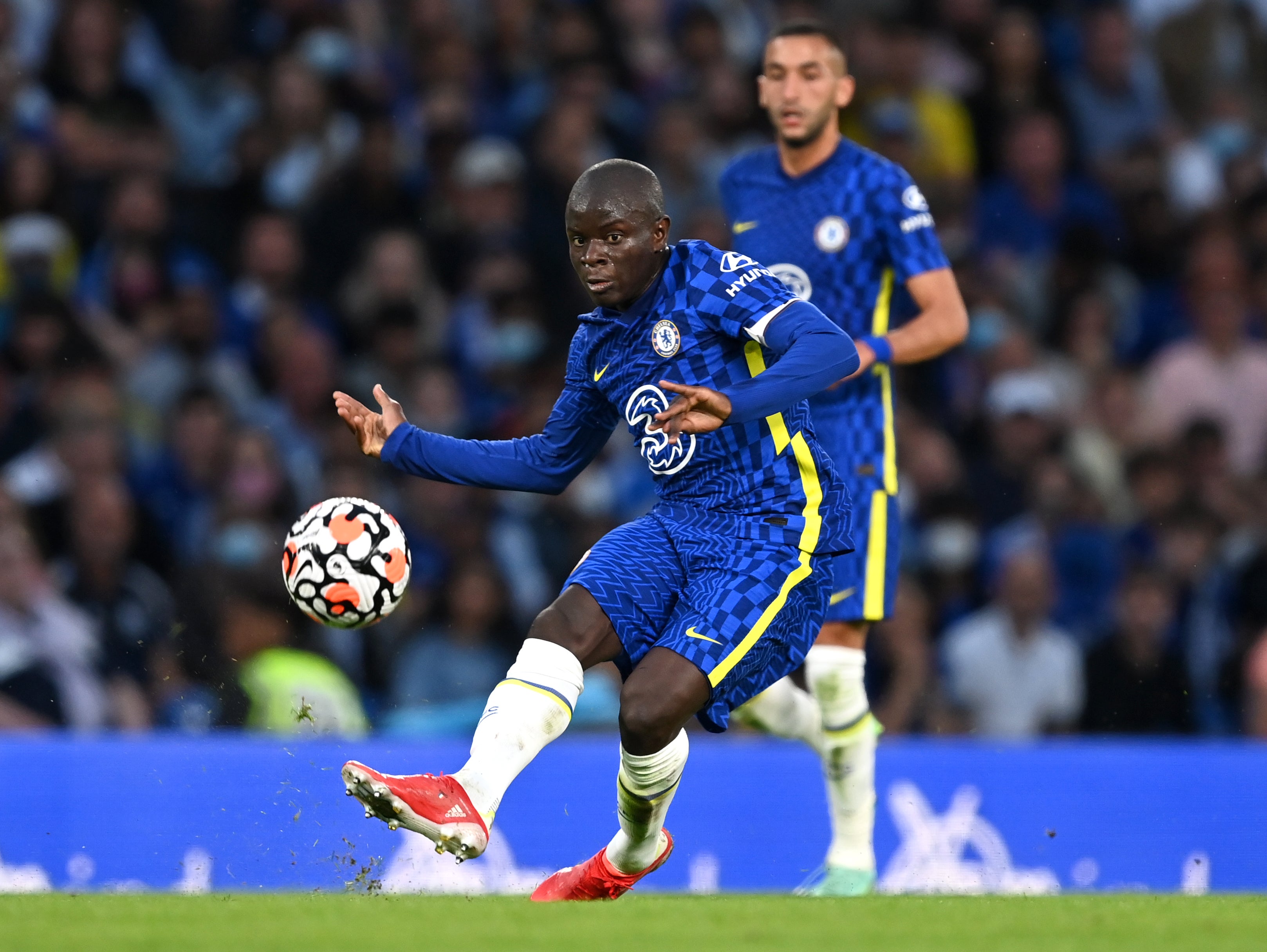 N’Golo Kante of Chelsea in action against Tottenham