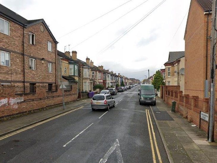 Wordsworth Street, in Toxteth, Liverpool, where the workers made the macabre discovery