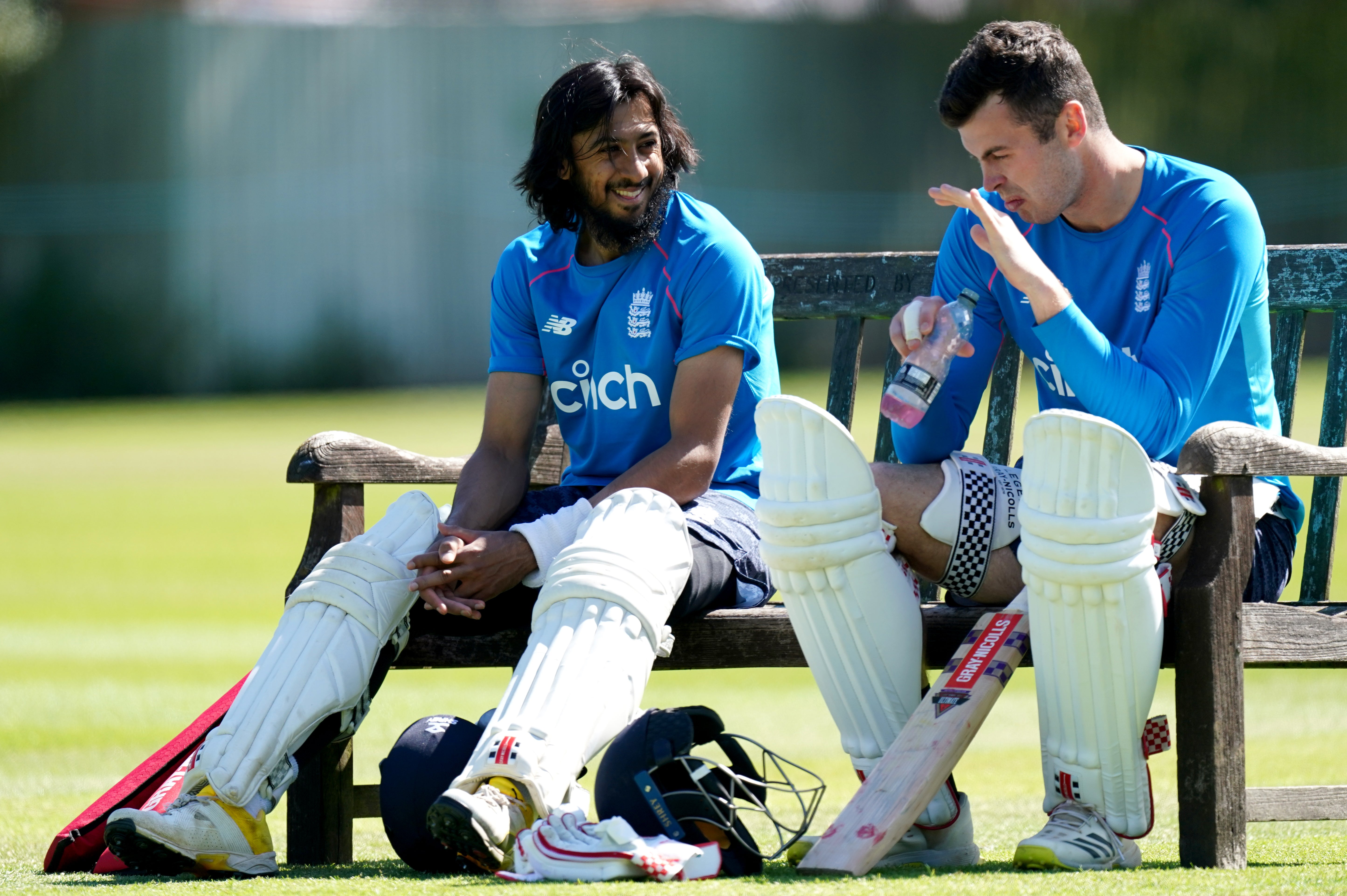 Haseeb Hameed, left, is back in contention with Dom Sibley, right, among those vulnerable (Mike Egerton/PA)