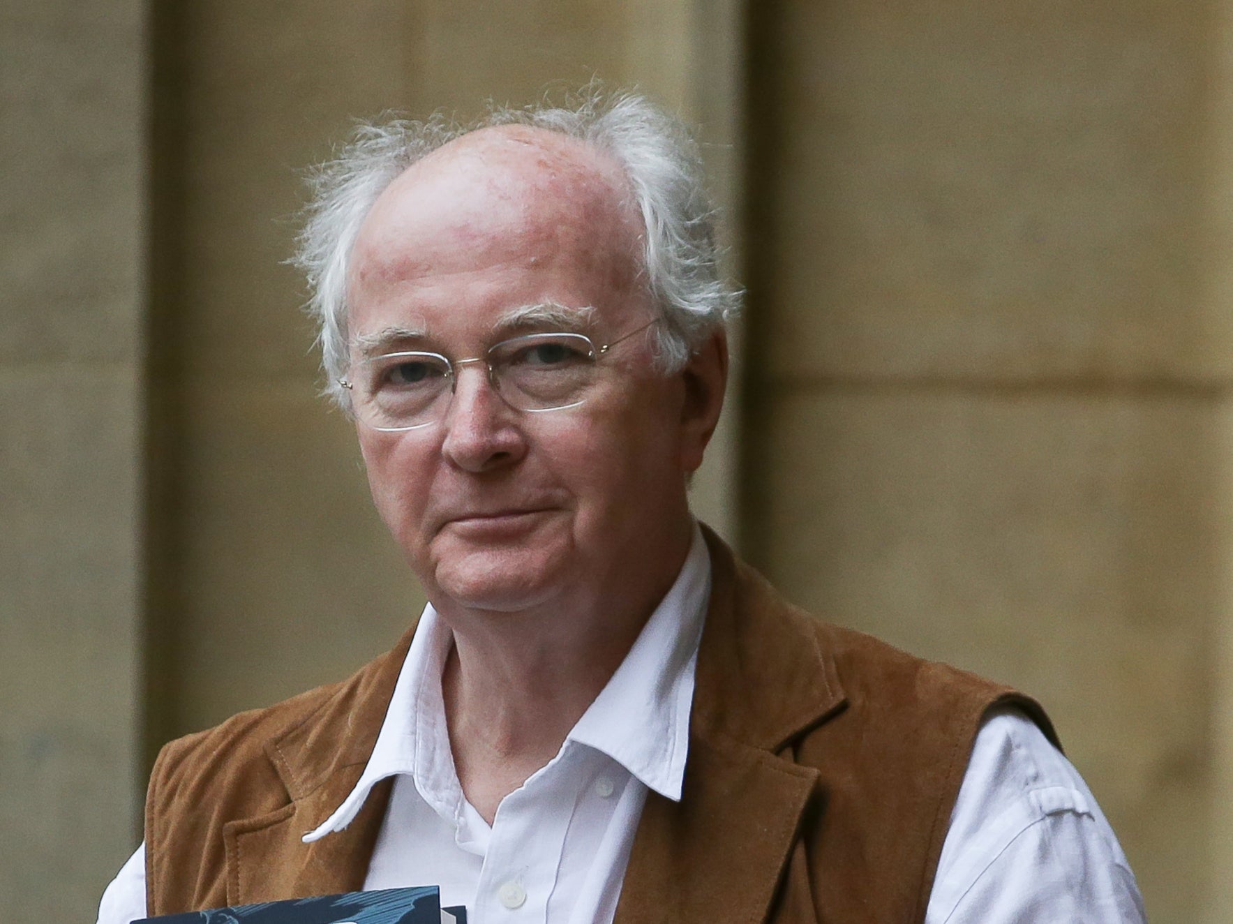 Philip Pullman pictured in 2017