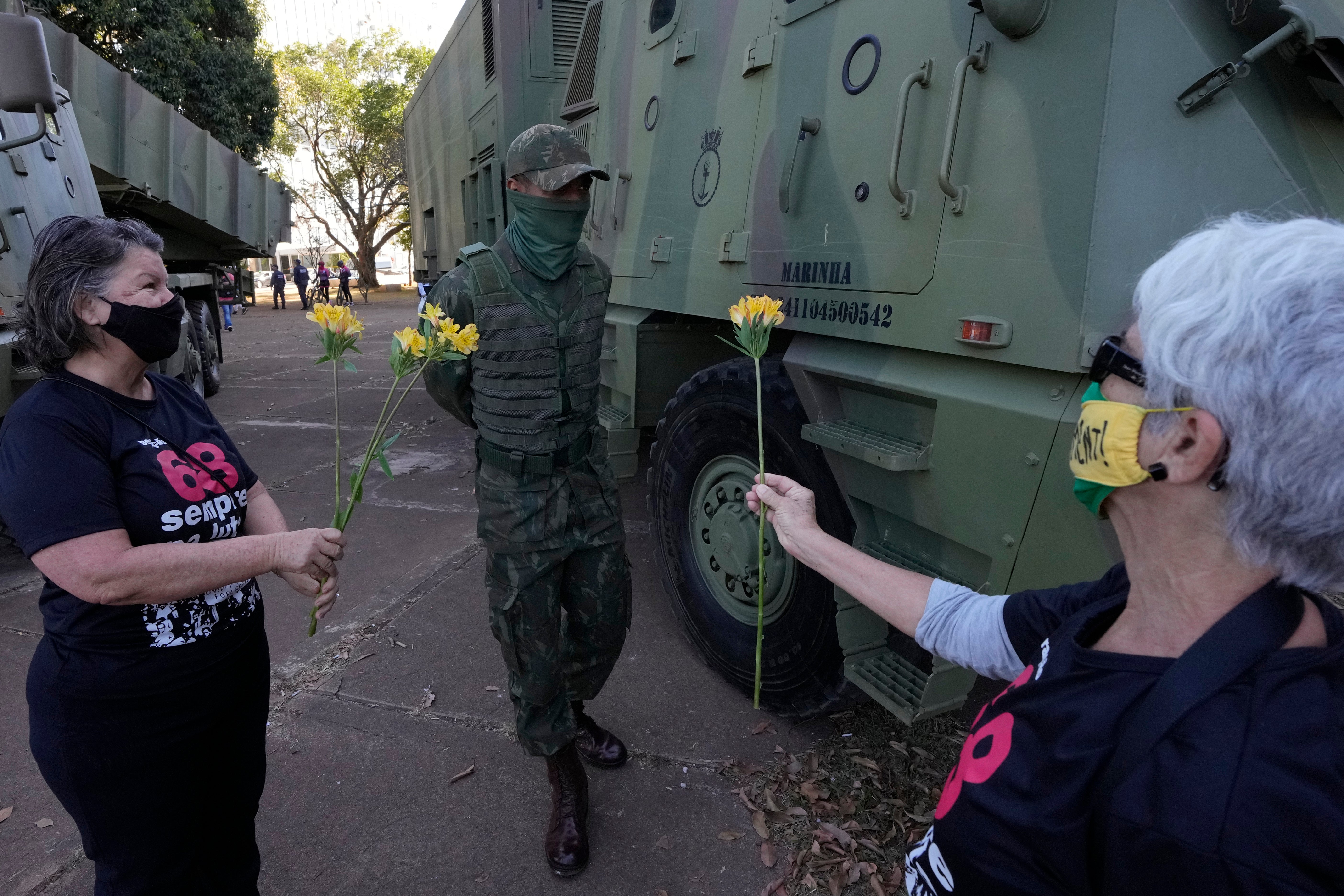 Brazil Military Convoy