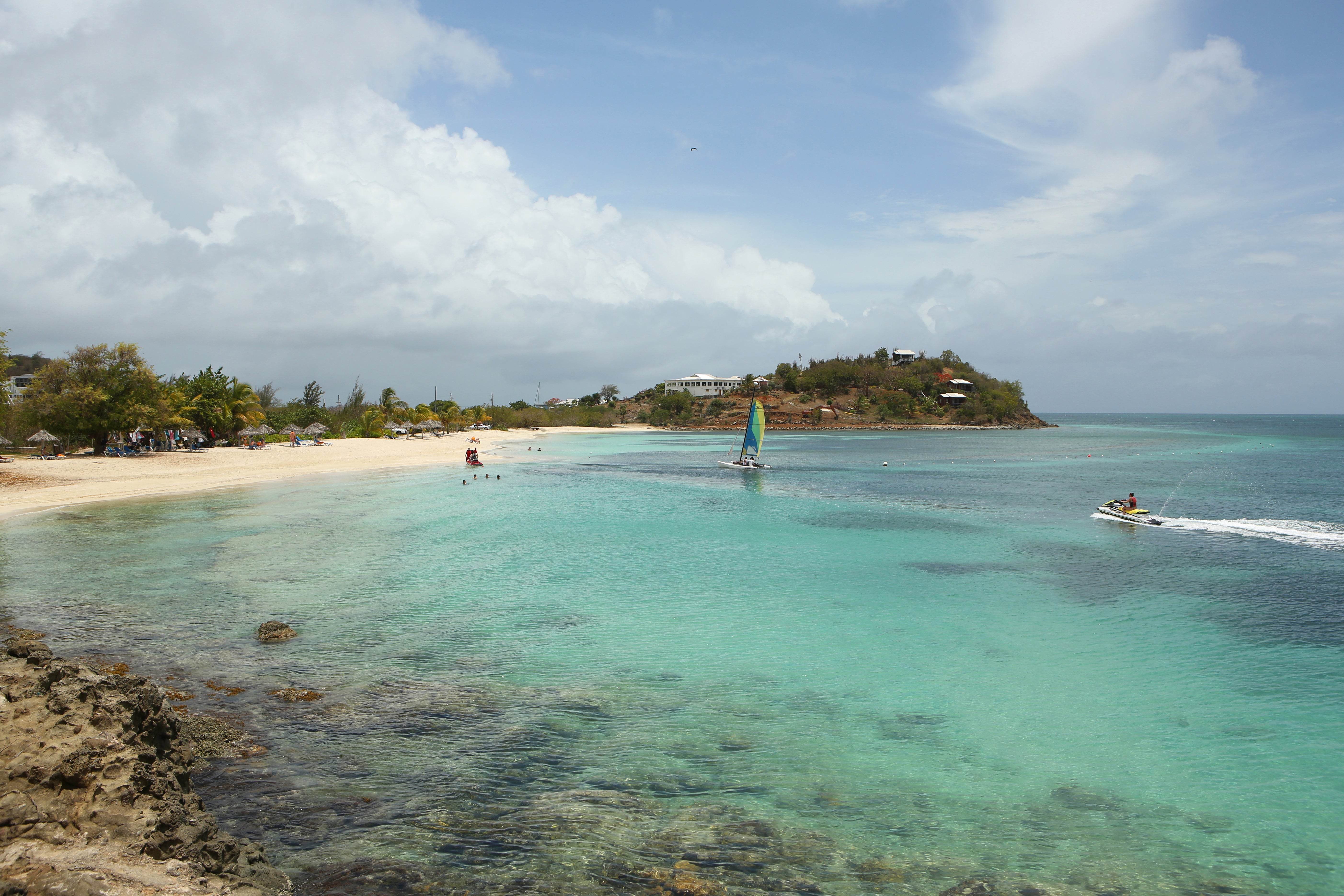 The view from Sheer Rocks at Cocobay Resort (Johnny Green/PA)