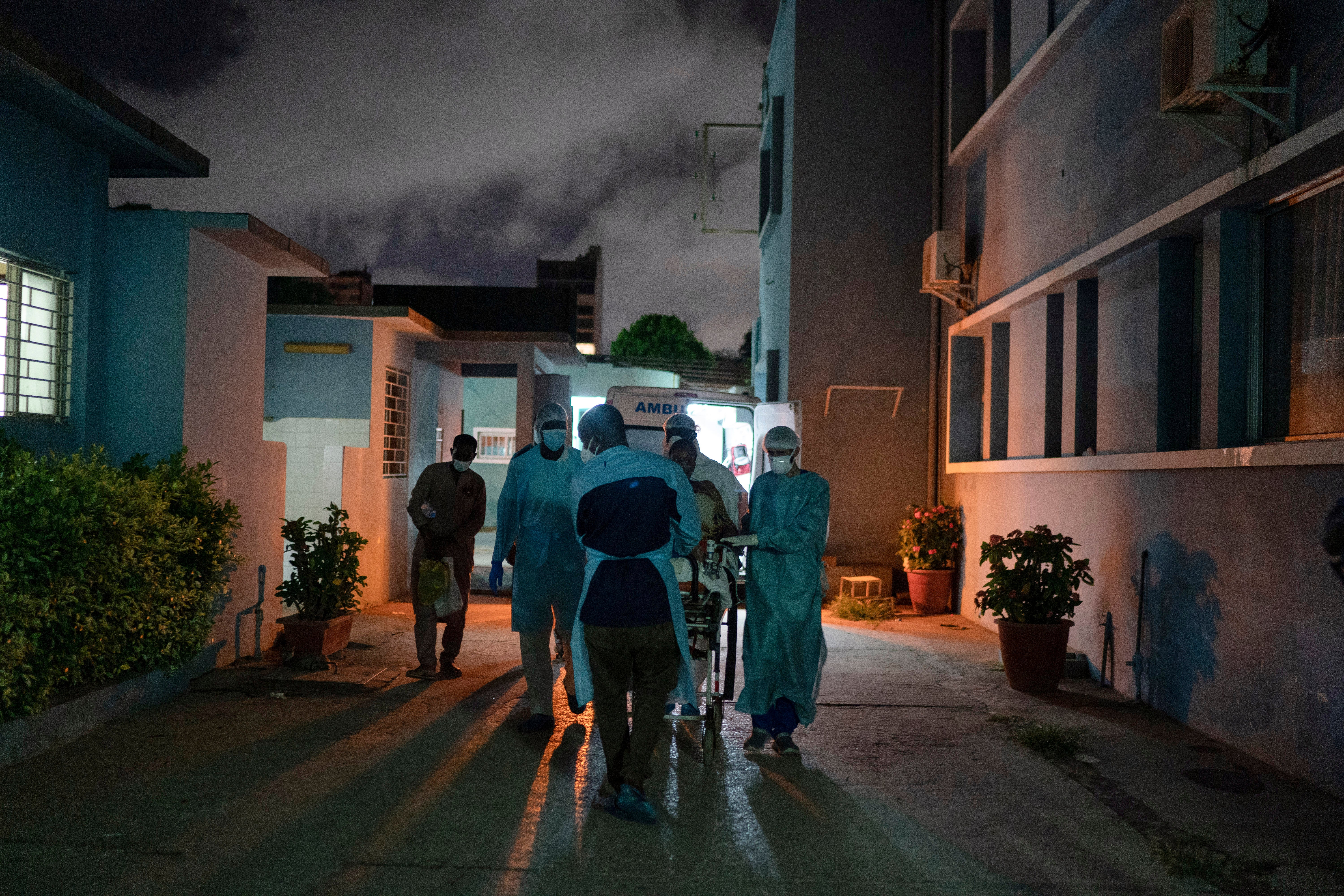 Virus Outbreak Senegal Ambulances