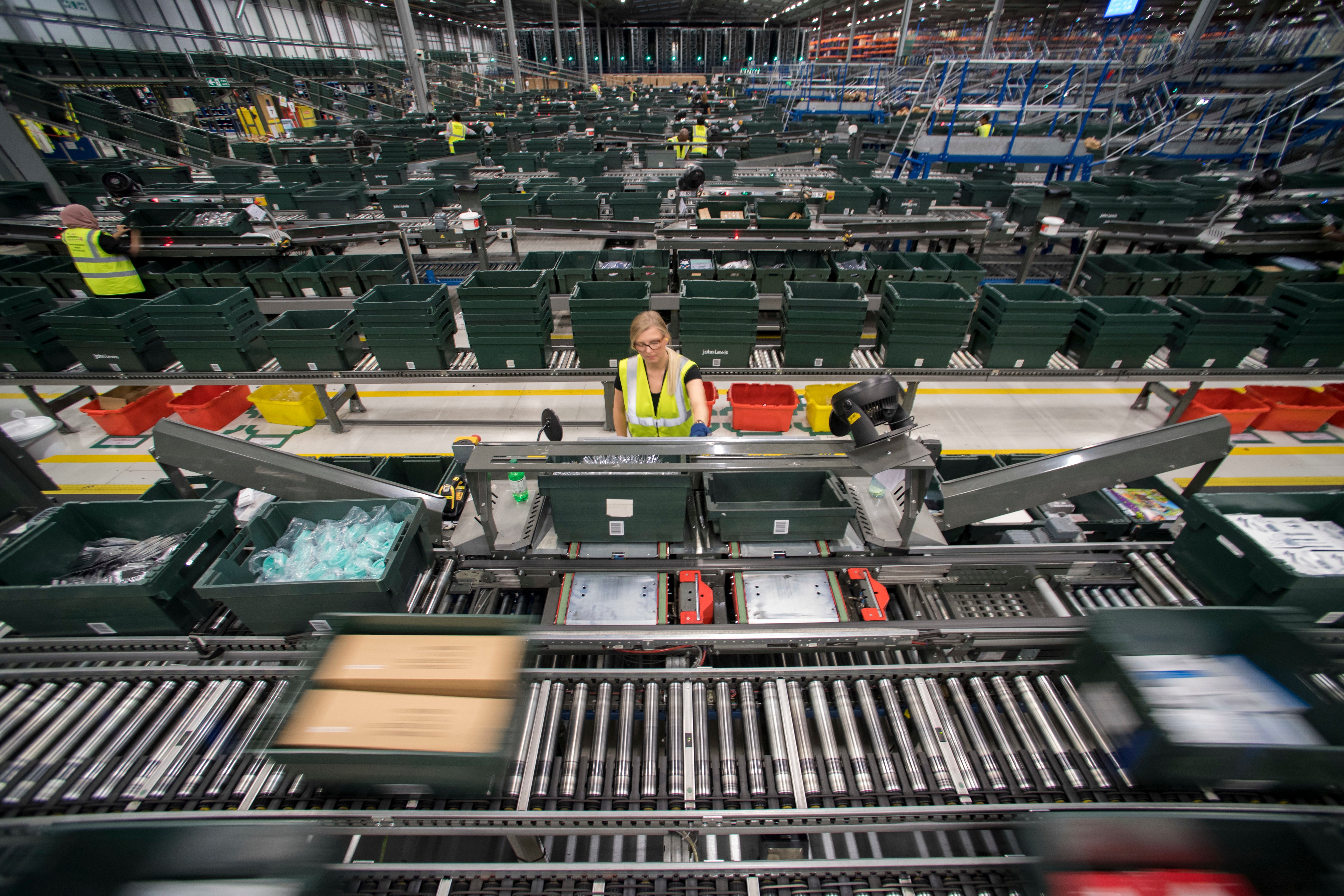 John Lewis has signed a deal for a new warehouse with Tesco in Milton Keynes (John Lewis Partnership/PA)