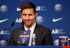 Lionel Messi press conference LIVE: PSG unveil Argentine legend after move from Barcelona – latest updates