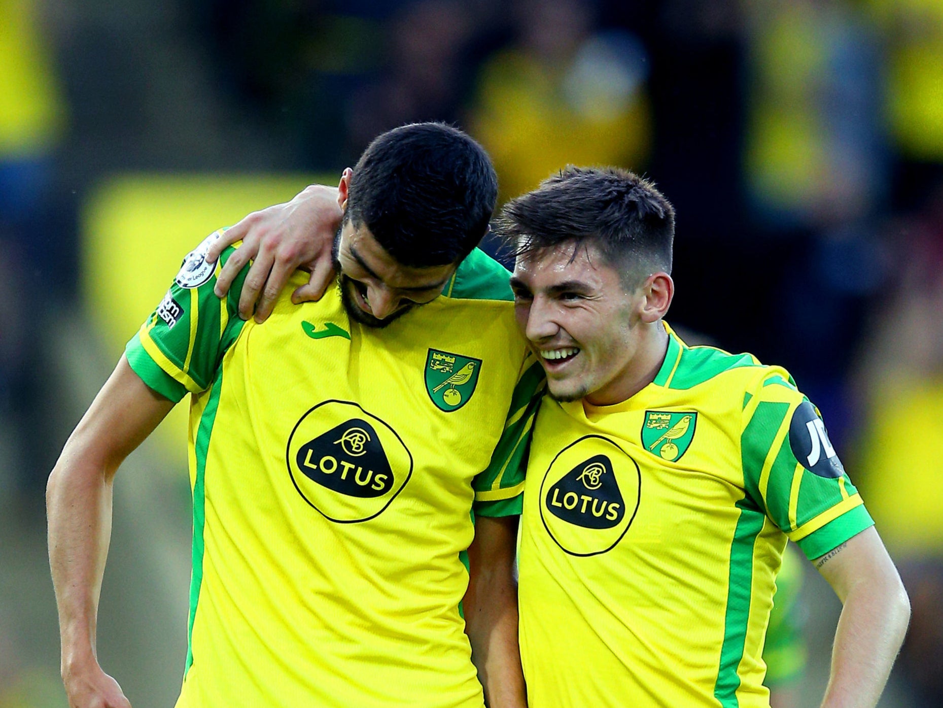 Pierre Lees-Melou celebrates with teammate Billy Gilmour